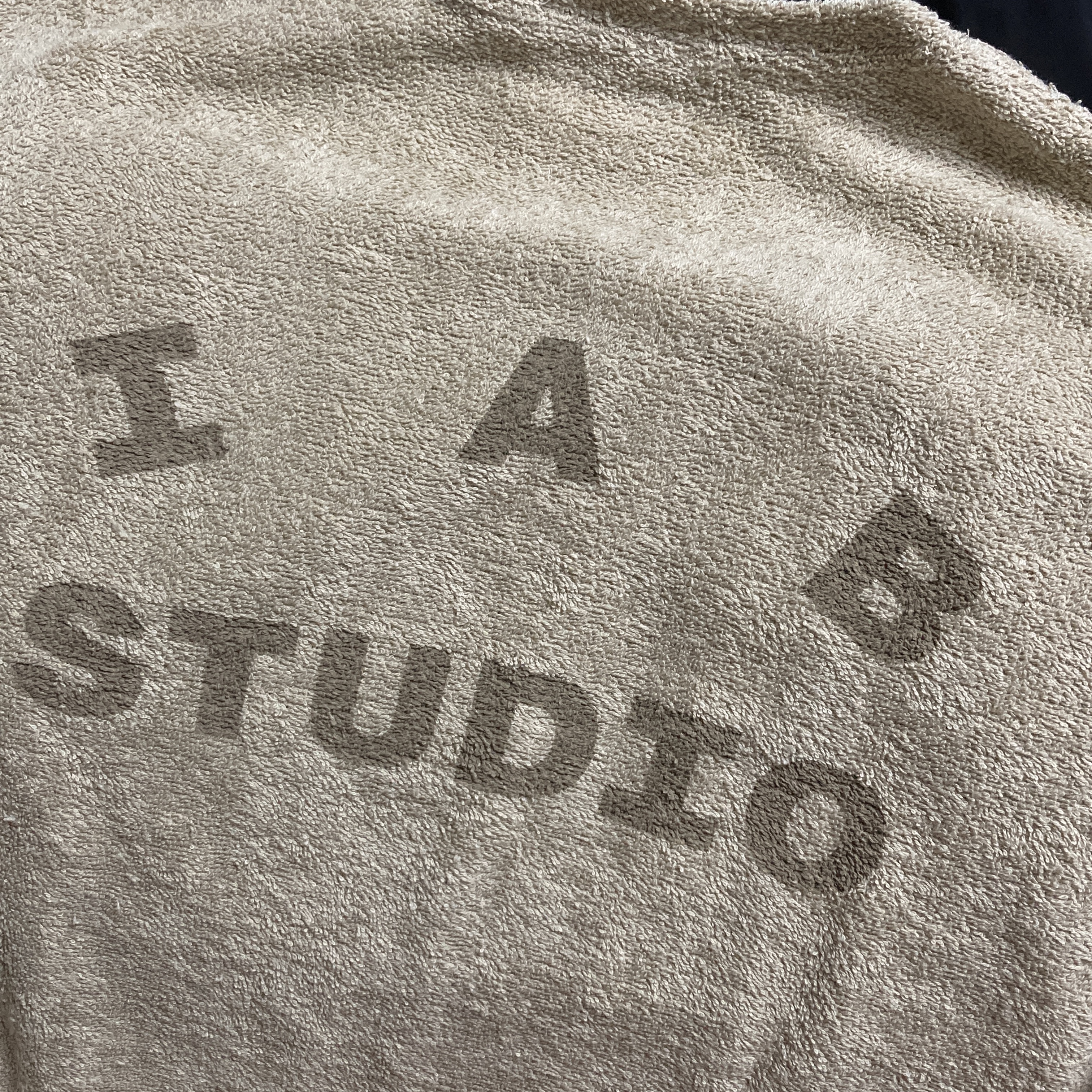 IAB Studio Towel T-Shirt Light Green 착용 스타일 - 1