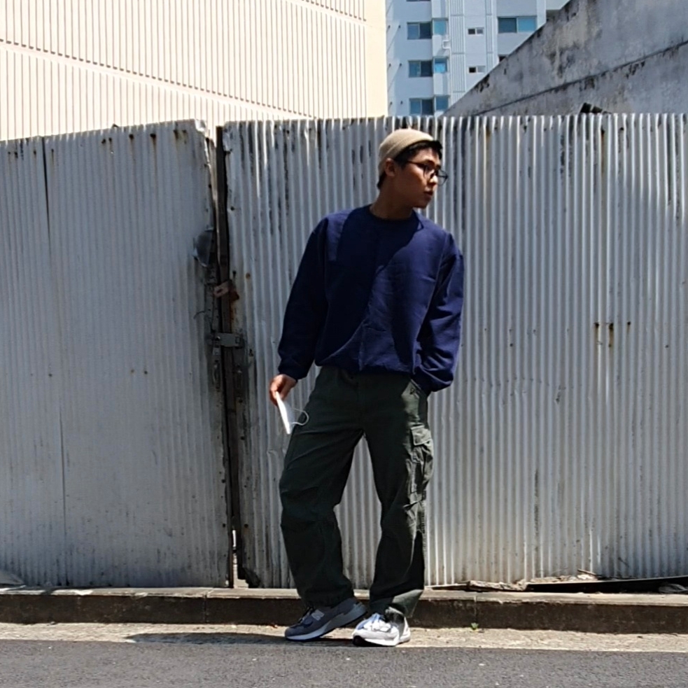 New Balance 992 Made in USA Grey - D Standard 착용 스타일 - 2