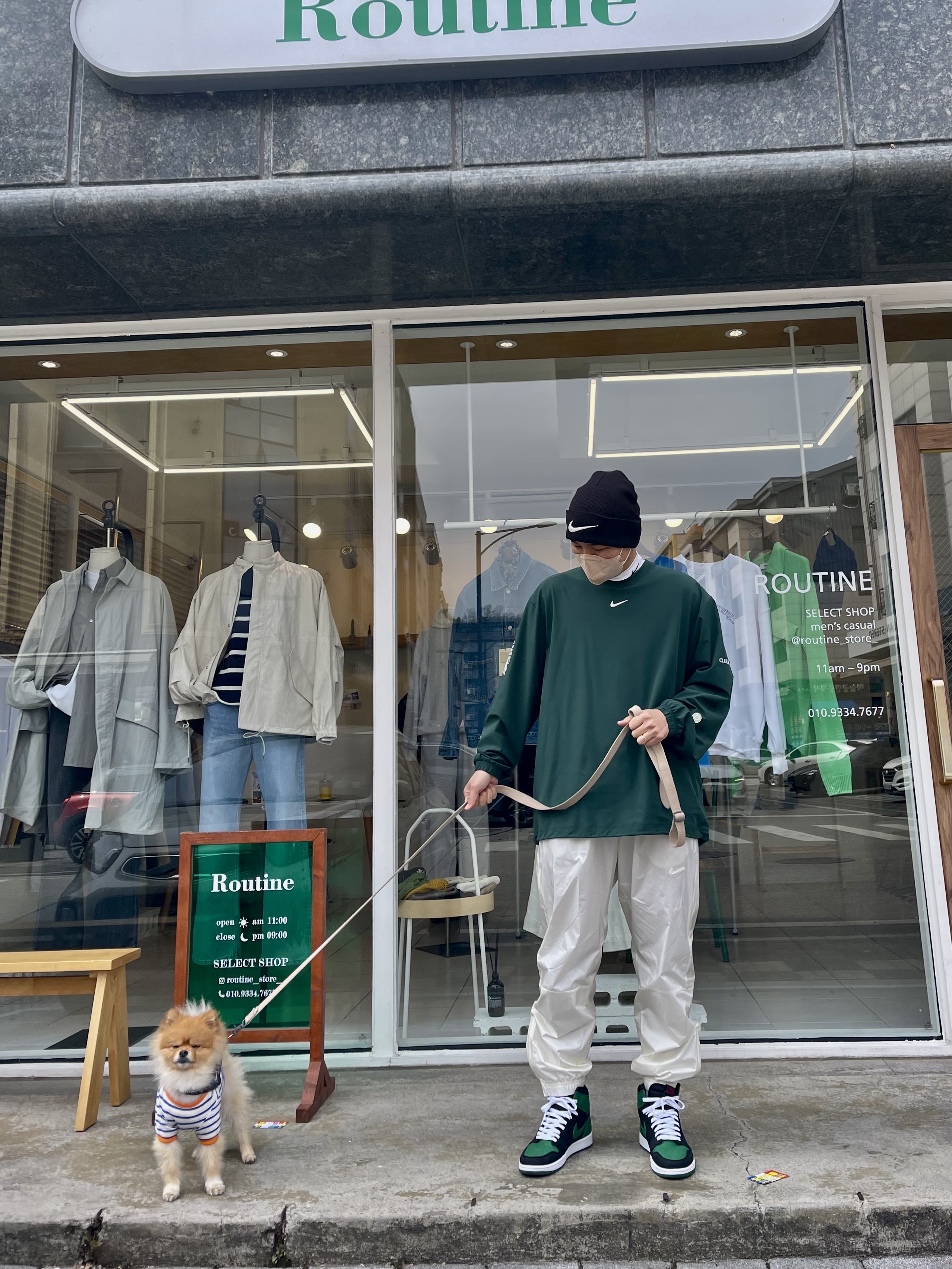 Nike x Drake Nocta Golf Crewneck Top Green - US/EU, Jordan 1 Retro High OG Pine Green Black 착용 스타일 - 3