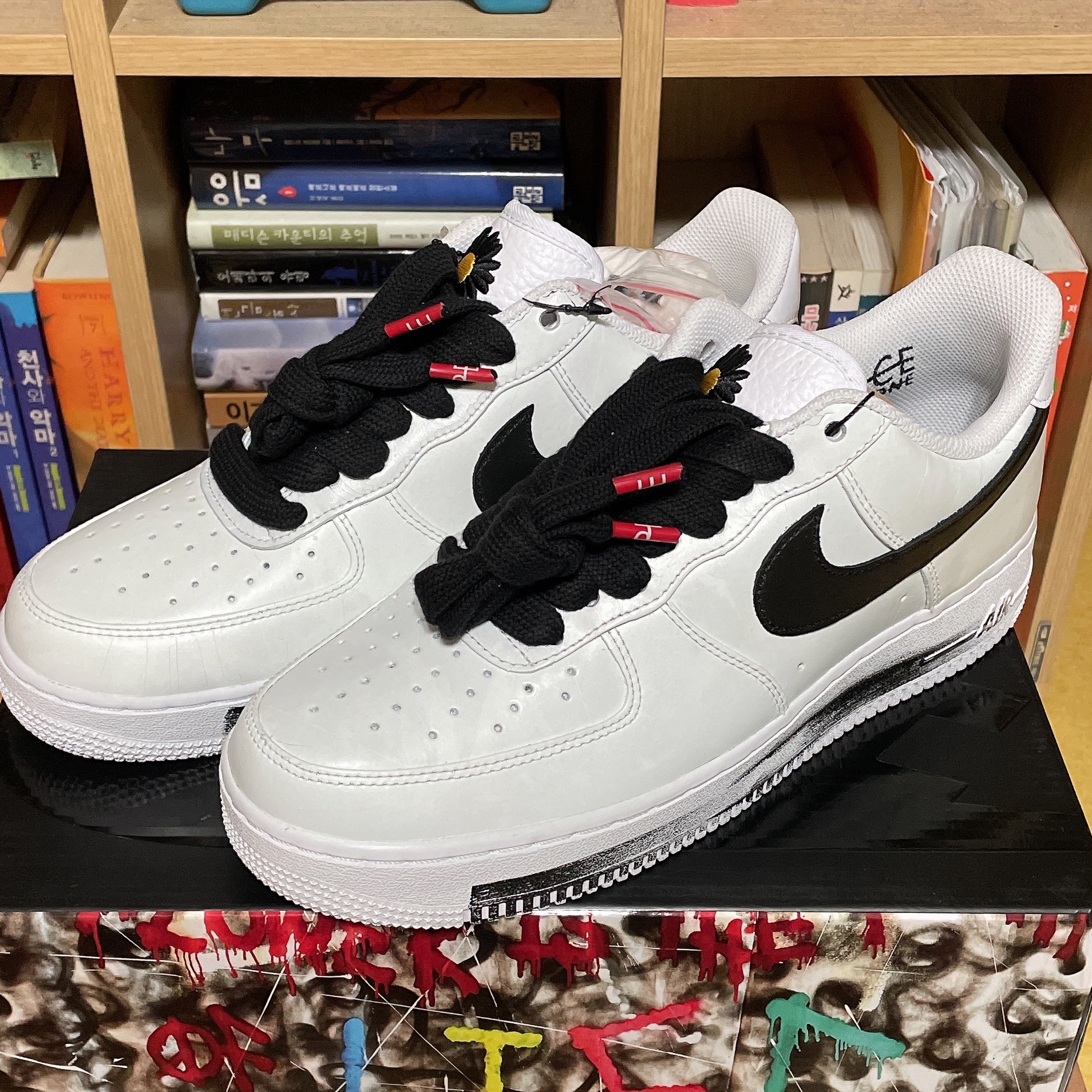 Nike x Peaceminusone Air Force 1 Low Para-Noise 2.0 착용 스타일