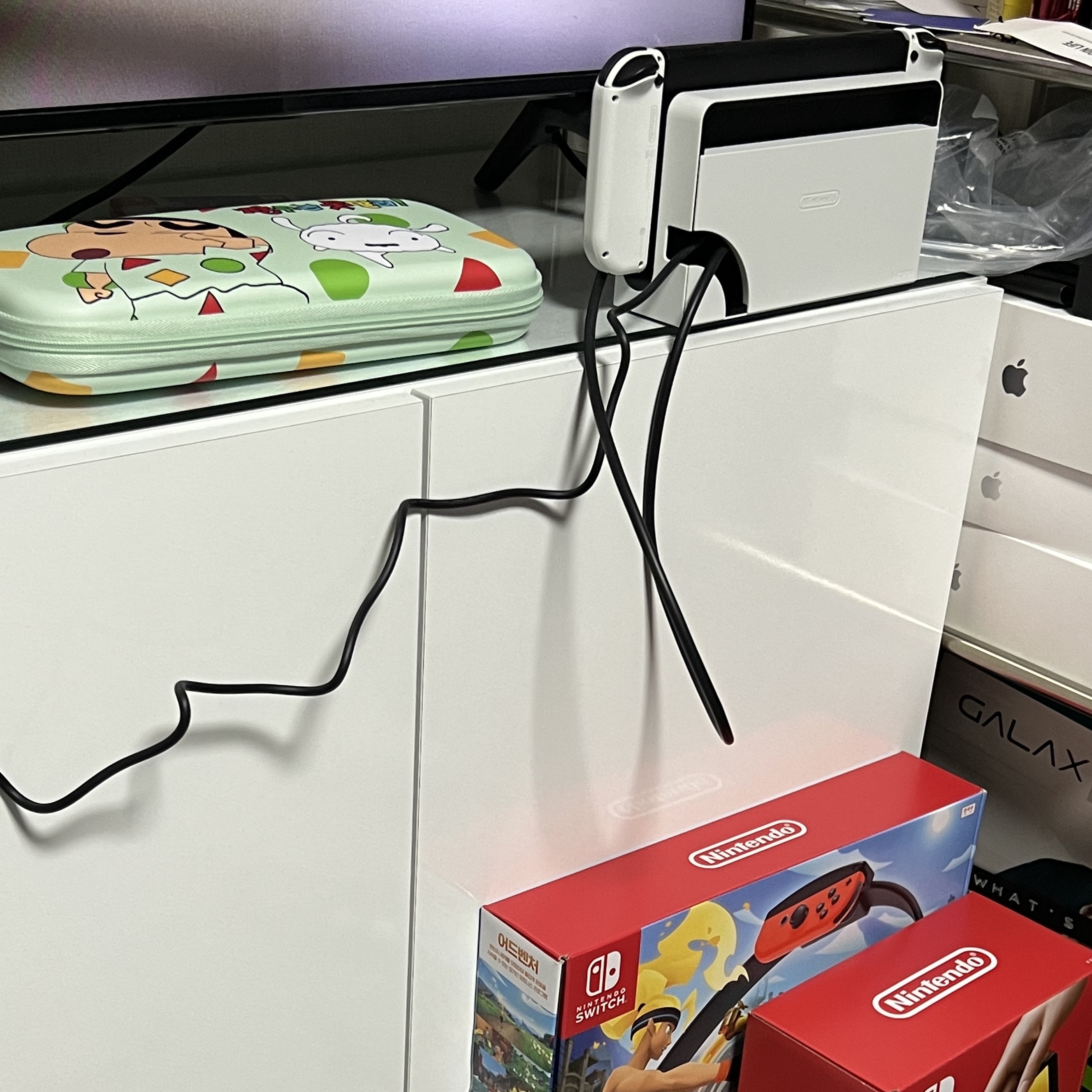 Nintendo Switch OLED White (Korean Ver.) 착용 스타일