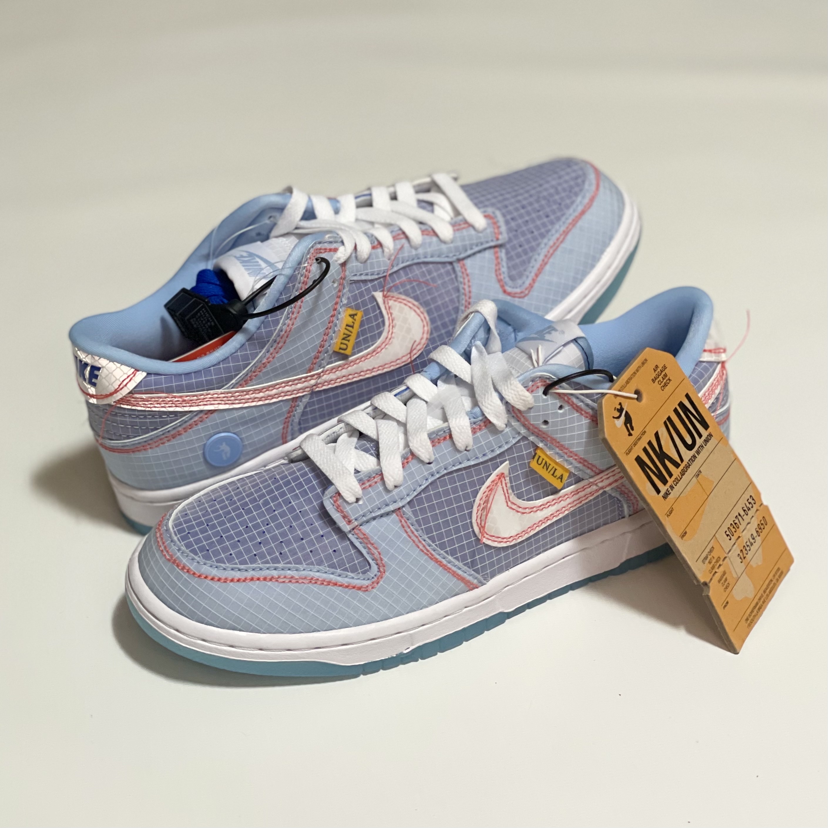 Nike x Union Dunk Low Passport Pack Argon 착용 스타일 - 1