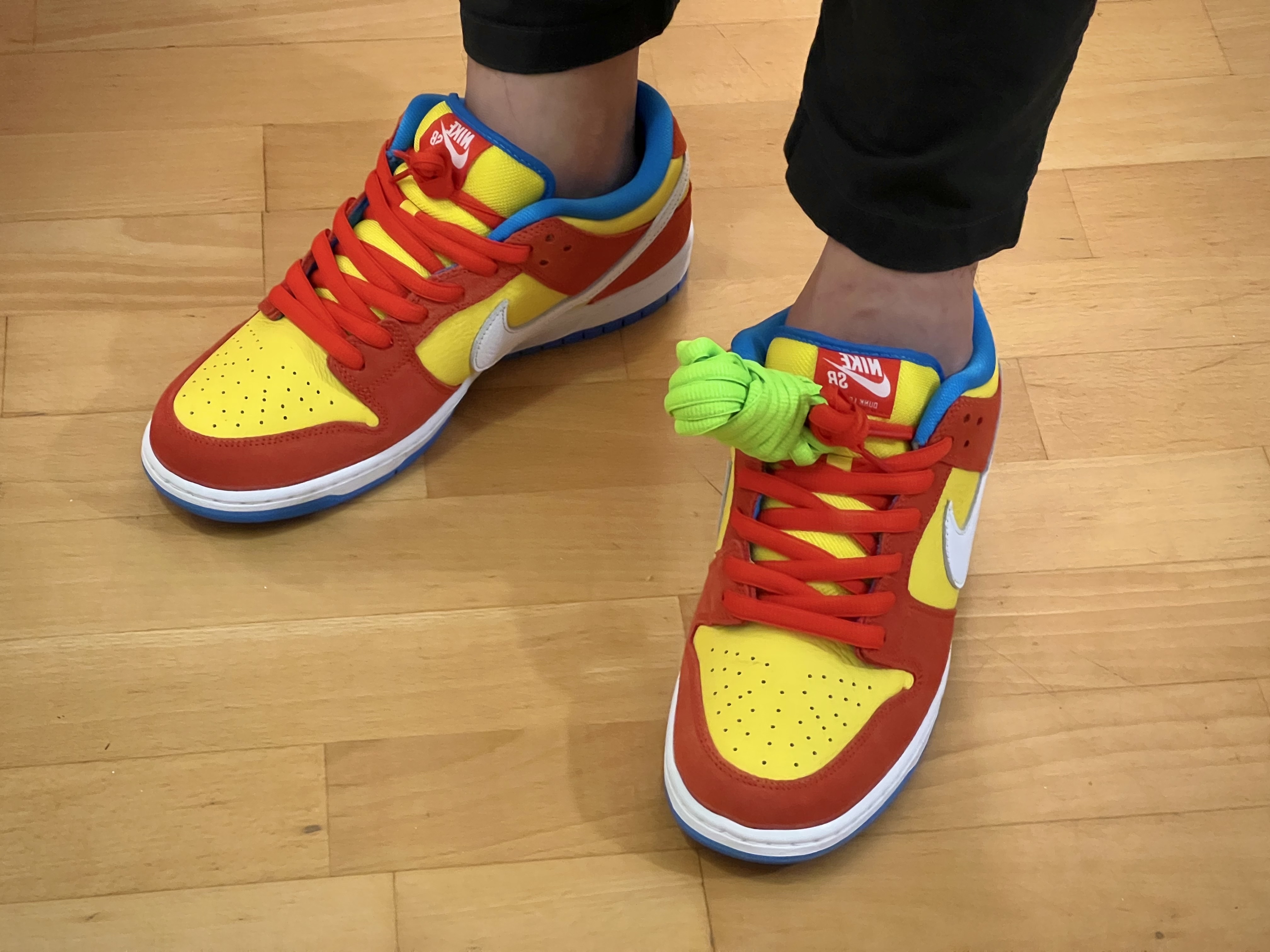 Nike SB Dunk Low Pro Habanero Red 착용 스타일 - 4