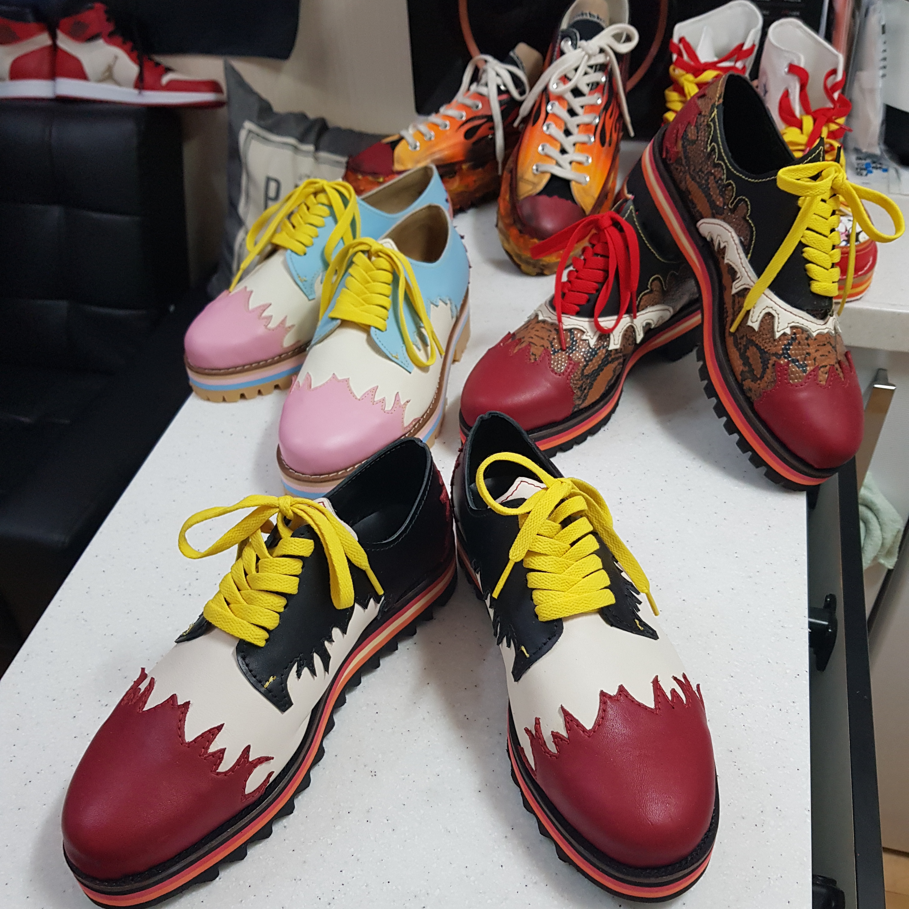 Converse Chuck 70 Ox Archive Print Flames Black, Converse Chuck Taylor All Star High Archive Print - White Flame 착용 스타일 - 5