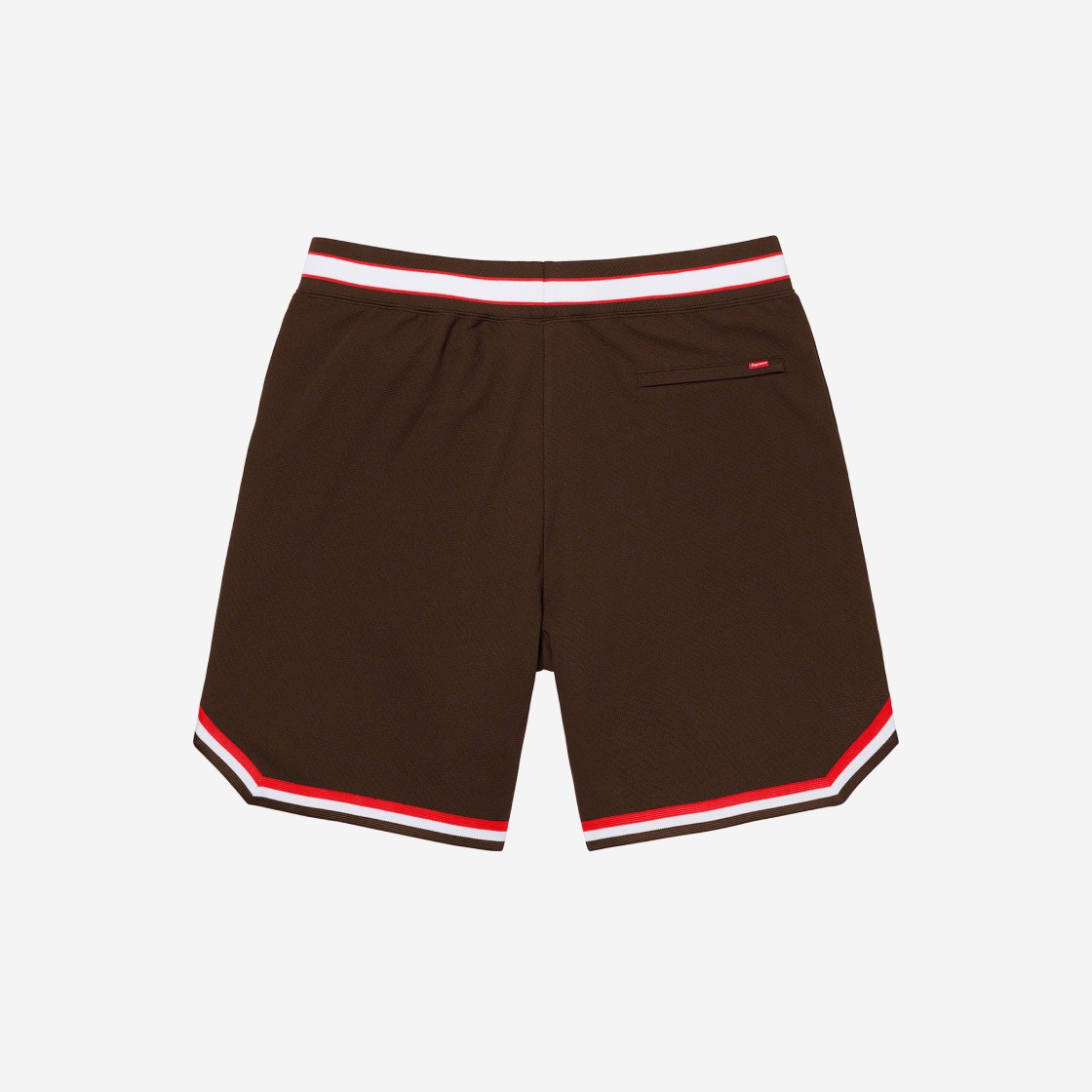 Supreme Faux Croc Basketball Shorts Brown - 22SS 상세 이미지 2