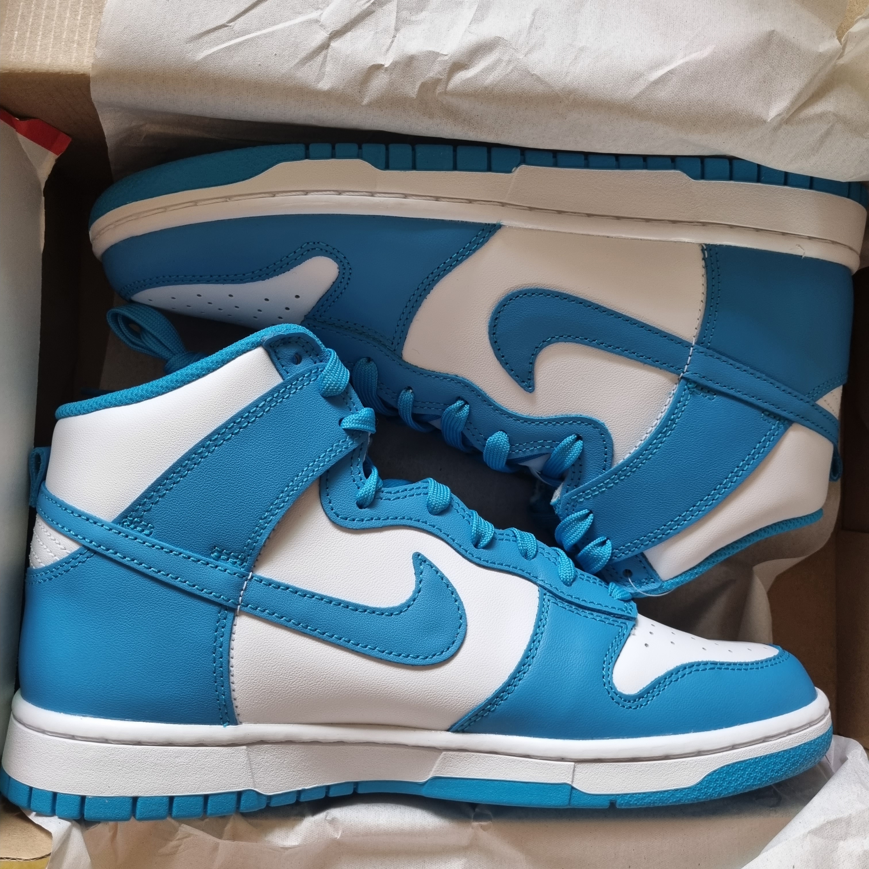Nike Dunk High Retro Championship Blue 착용 스타일
