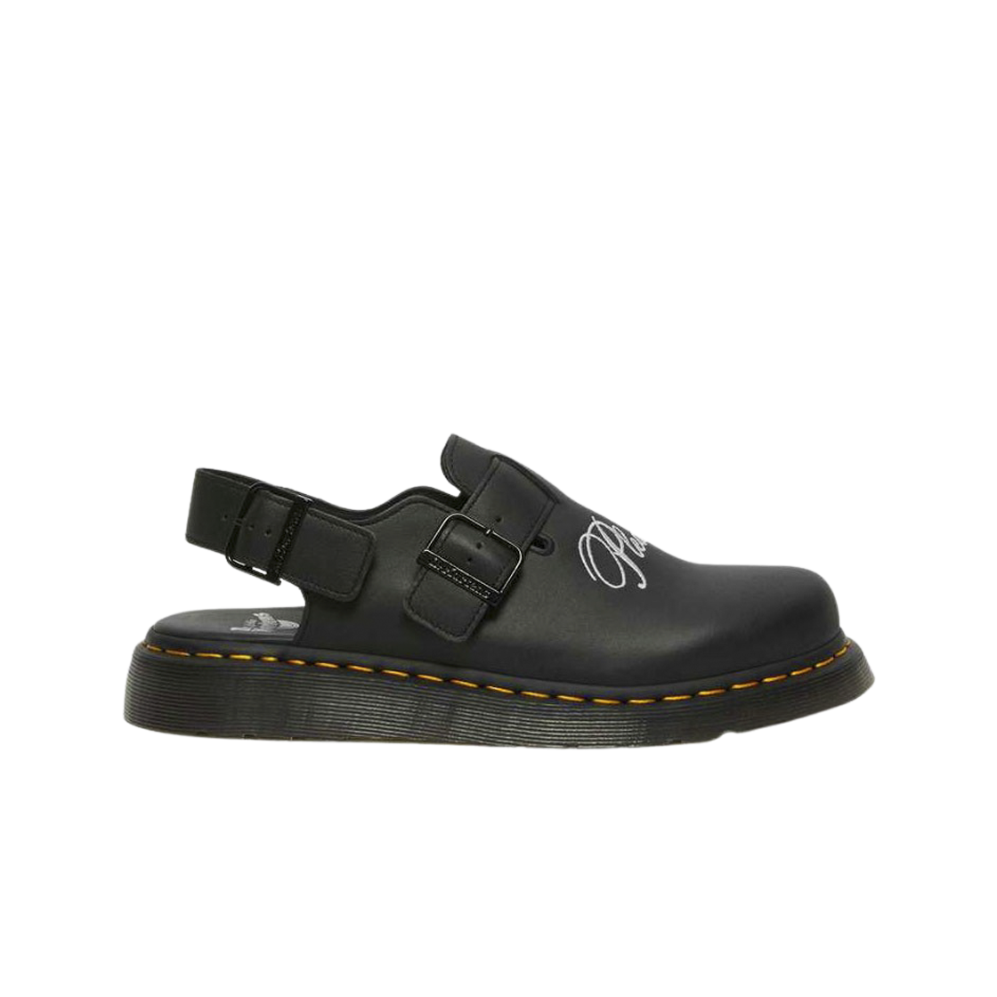 닥터마틴 x 플레져스 조지 레더 뮬 블랙