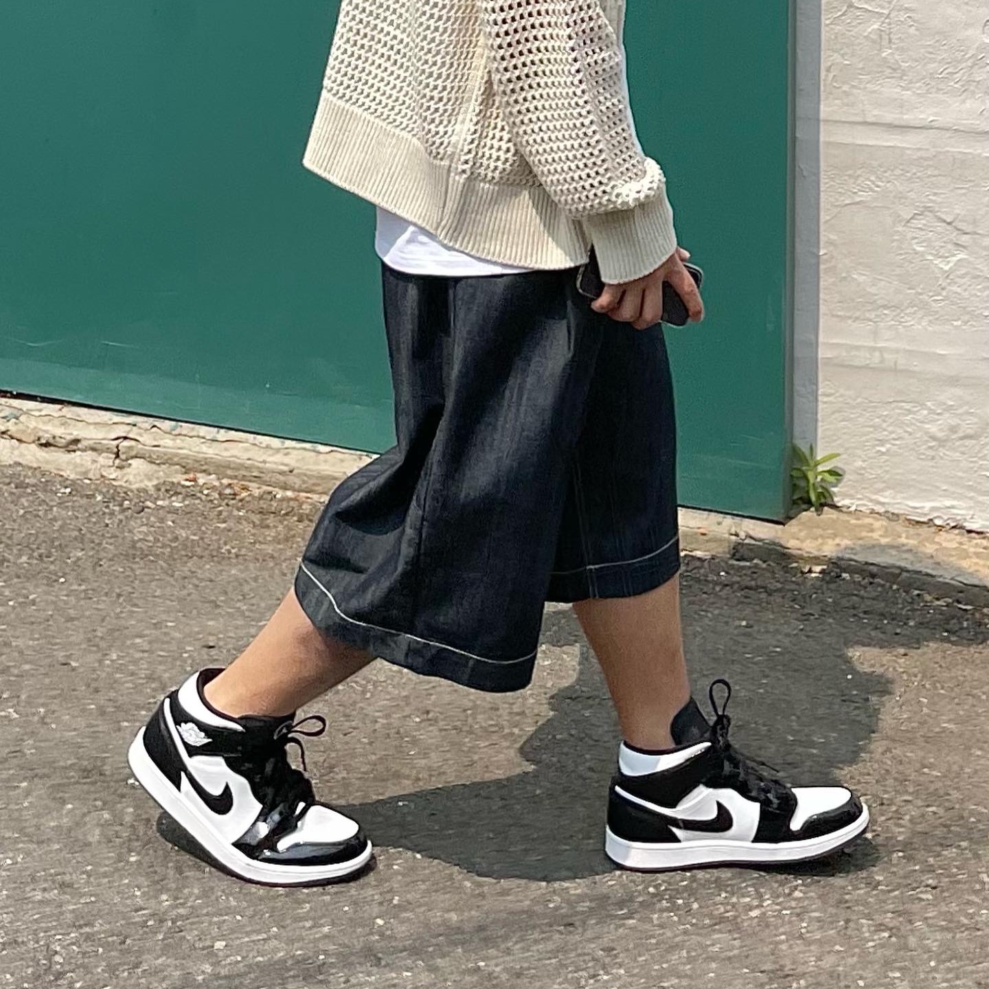 Jordan 1 Mid SE ASW Black 착용 스타일 - 2