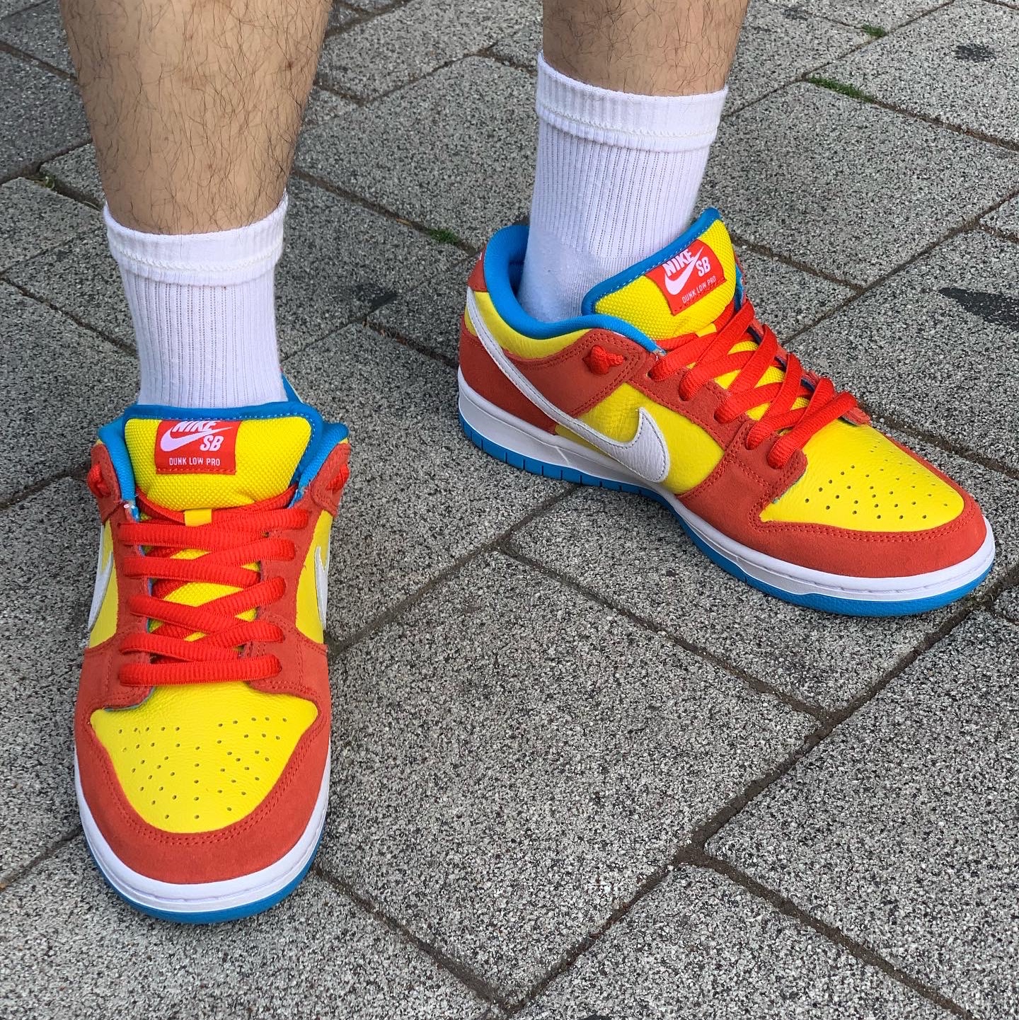 Nike SB Dunk Low Pro Habanero Red 착용 스타일