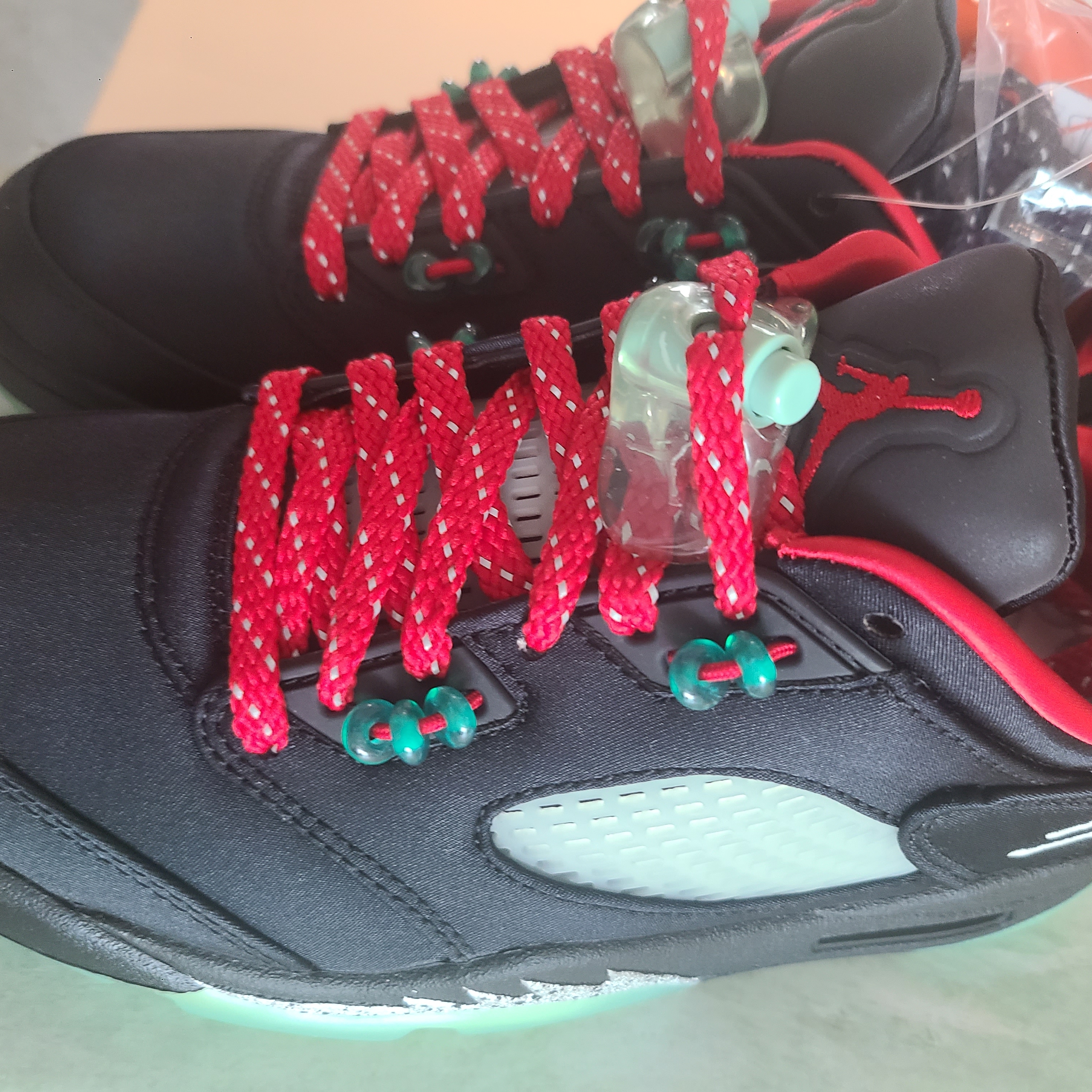 Jordan 5 x Clot Retro Low SP Anthracite 착용 스타일