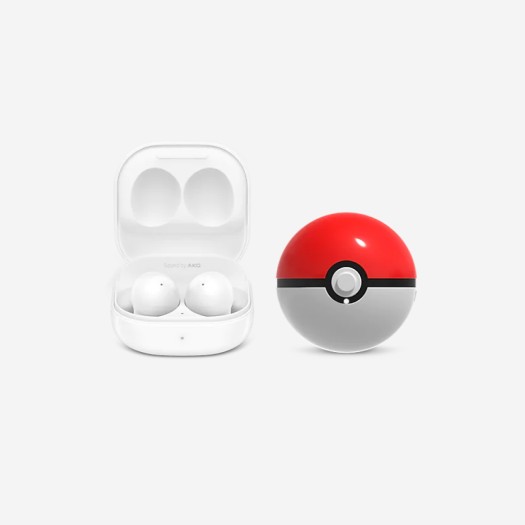 Samsung Galaxy Buds2 Pokemon Monster Ball Cover Package White
