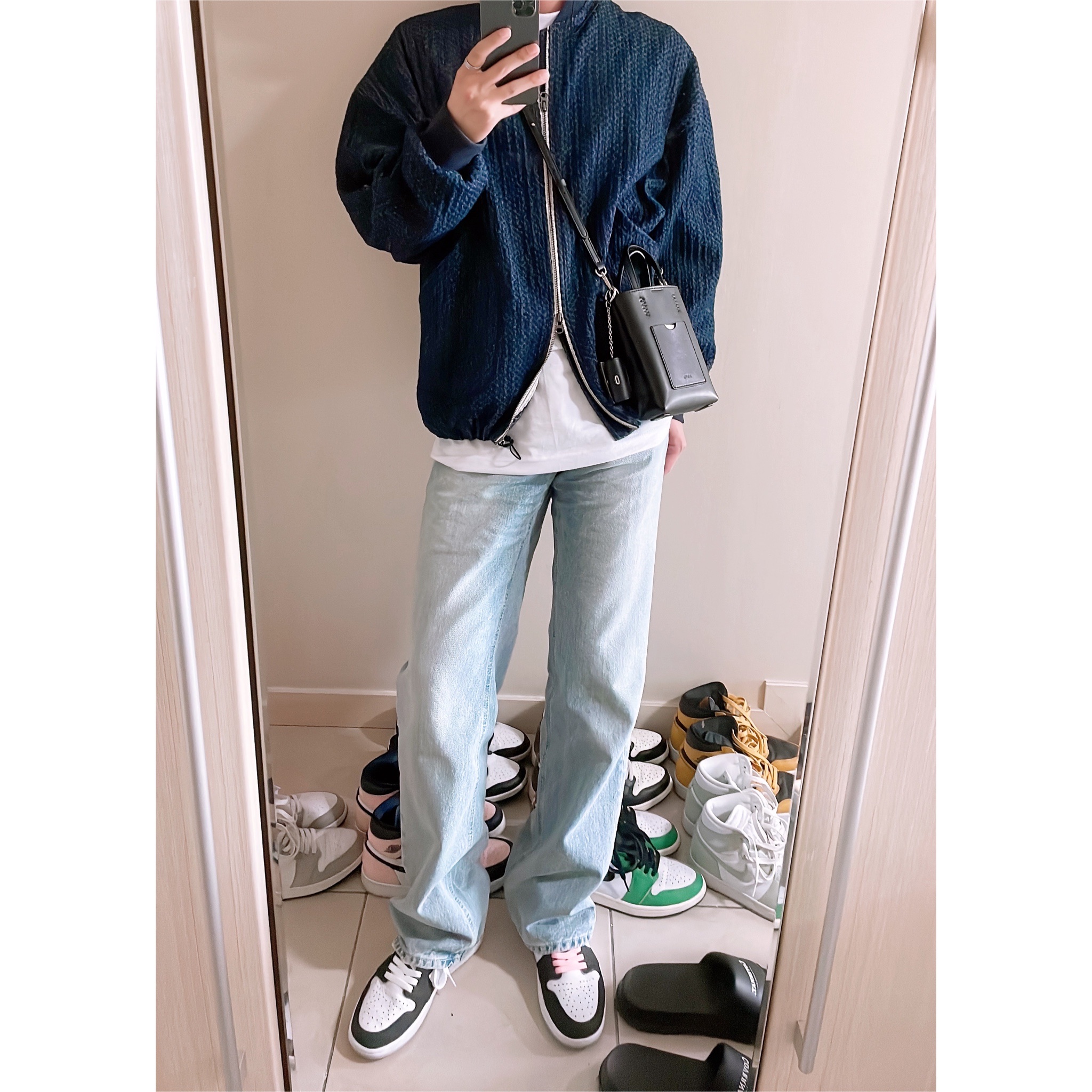 Jordan 1 Retro High OG Bleached Coral 착용 스타일