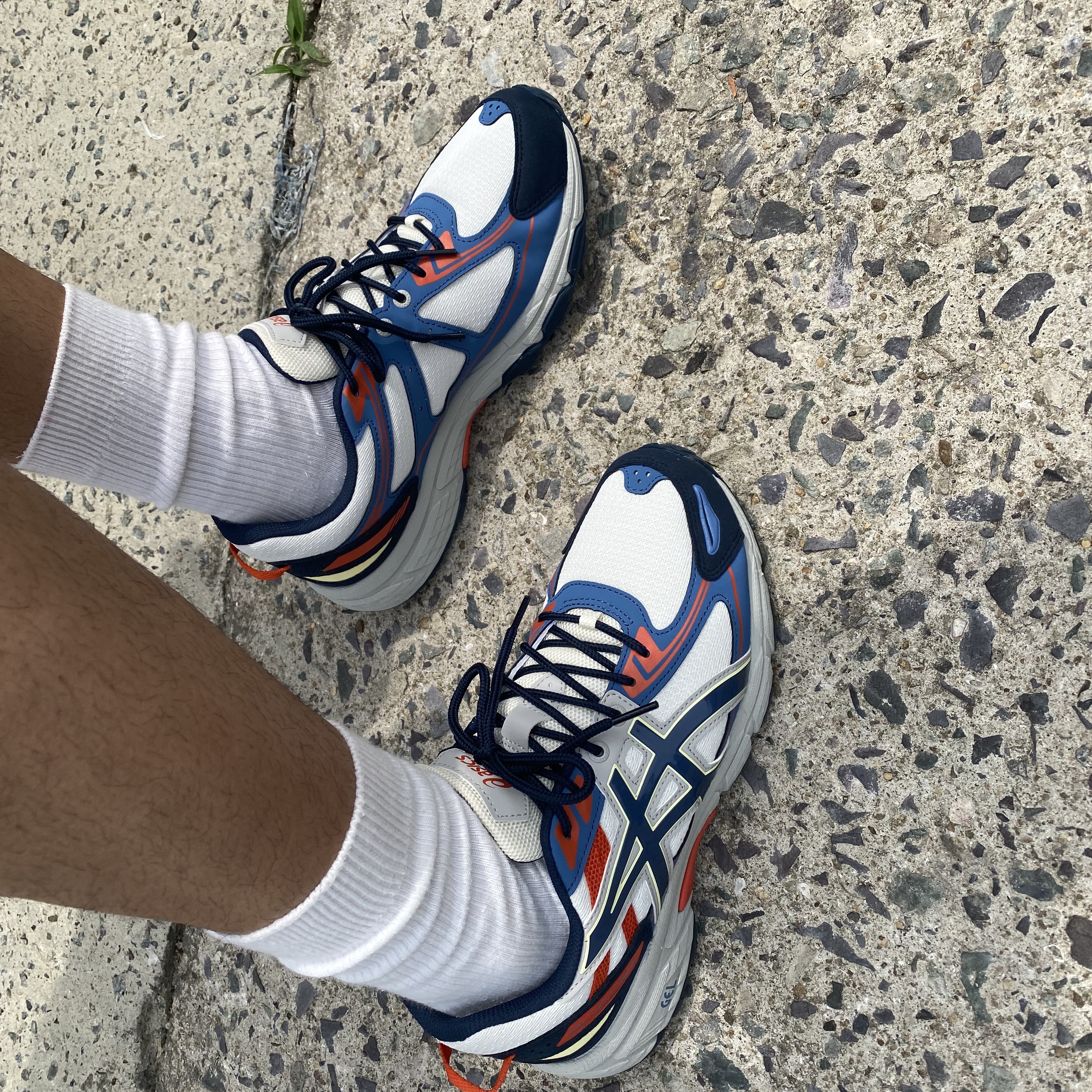 Asics Gel-Venture 6 SPS Birch Azure 착용 스타일
