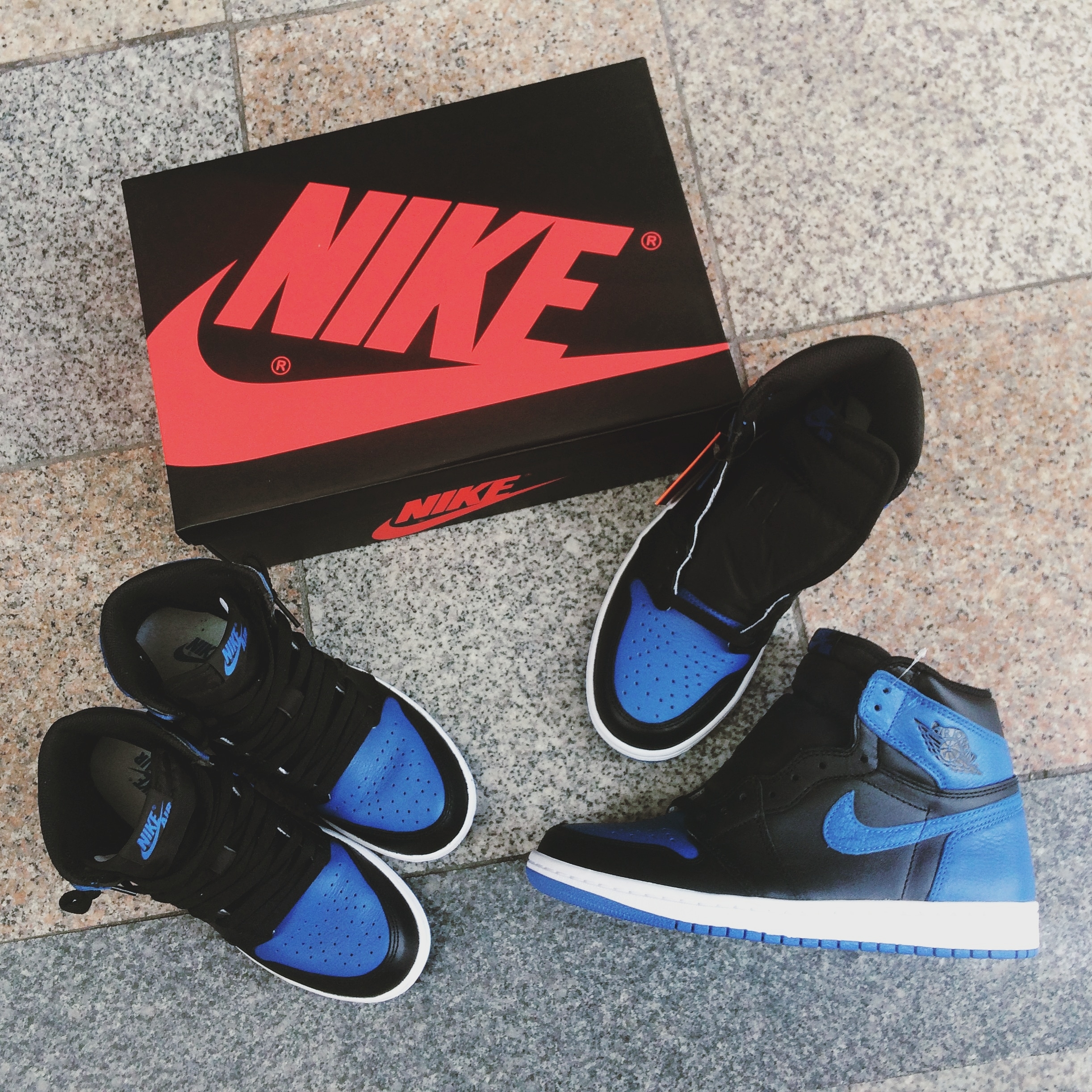 Jordan 1 Retro Royal 2017 착용 스타일 - 1