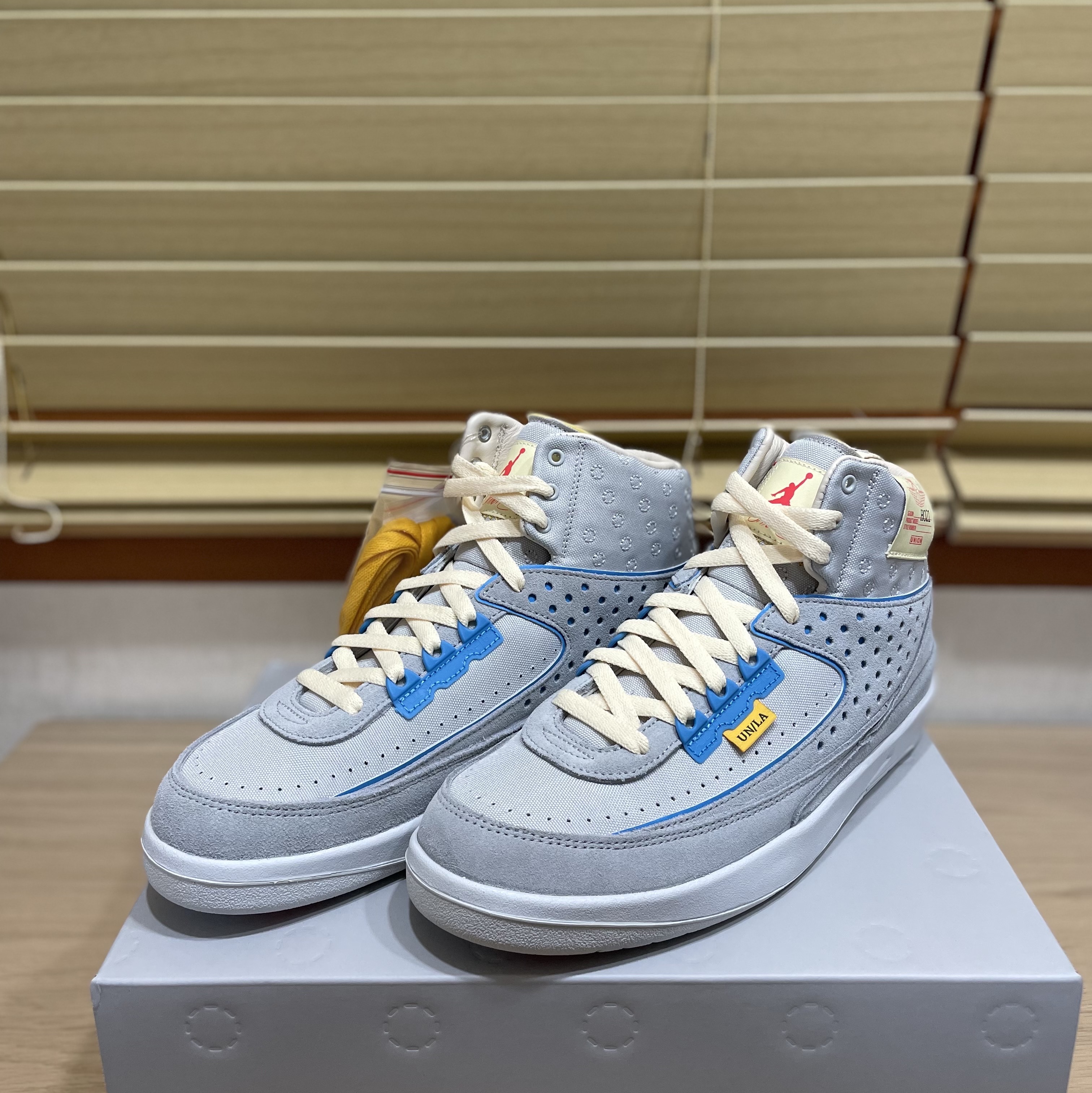 Jordan 2 x Union Retro SP Grey Fog 착용 스타일