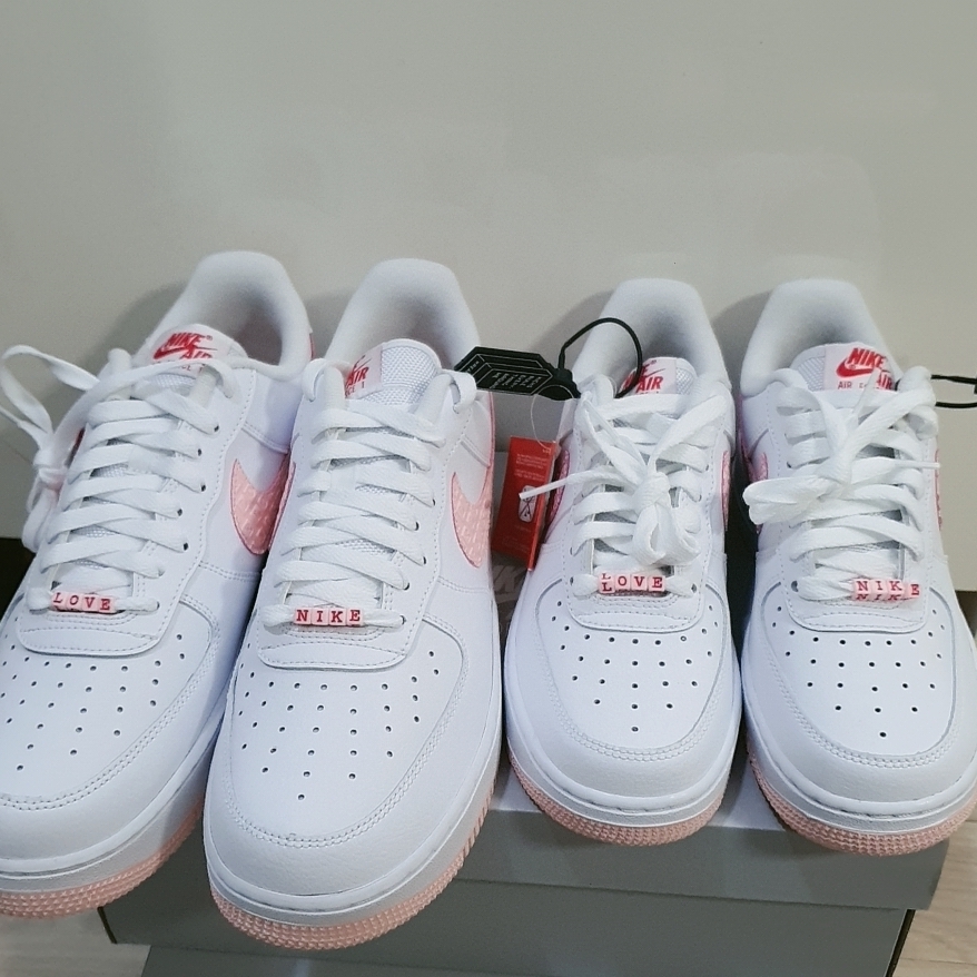(W) Nike Air Force 1 '07 Valentine Day 2022 착용 스타일