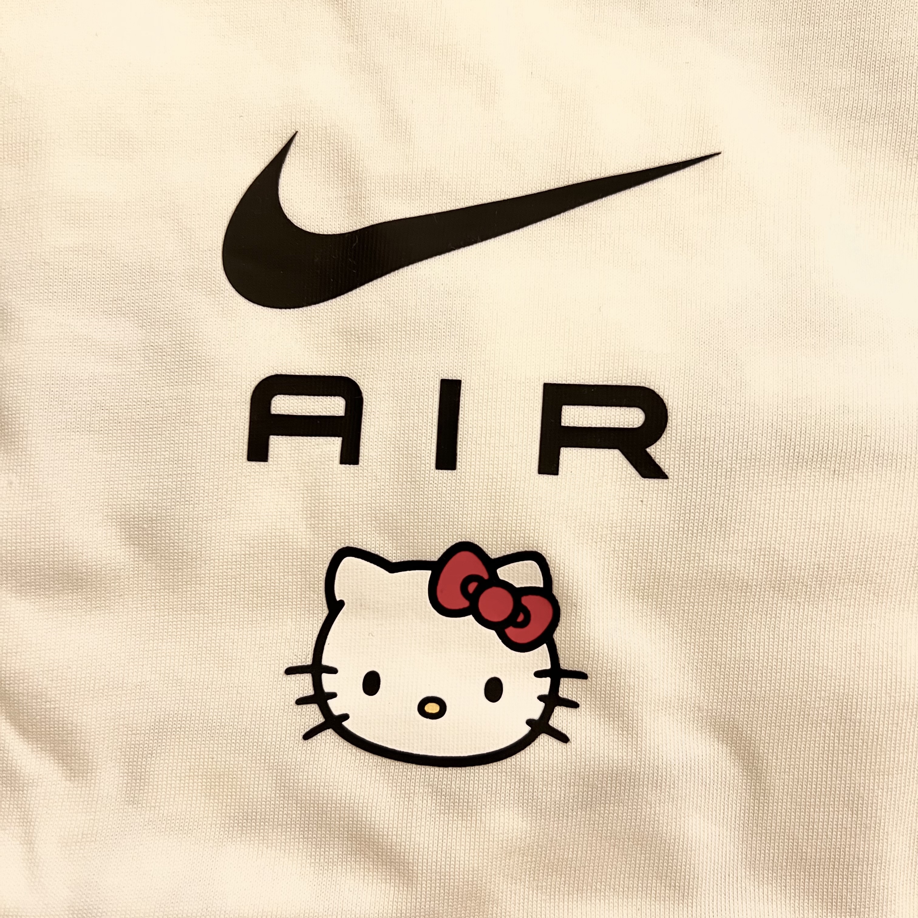 Nike x Hello Kitty NRG Air T-Shirt White - Asia 착용 스타일