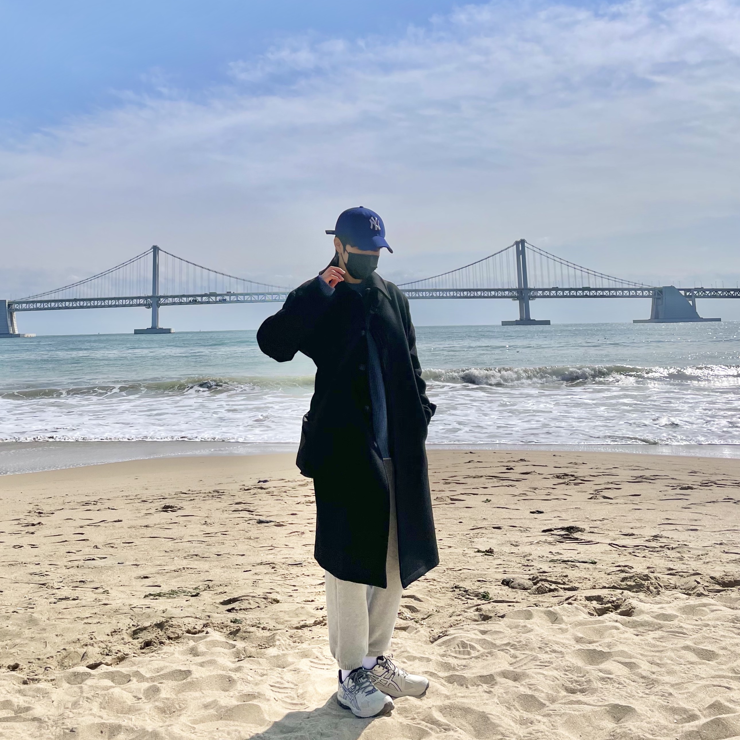 Asics Gel-Kahana 8 Khaki 착용 스타일 - 2