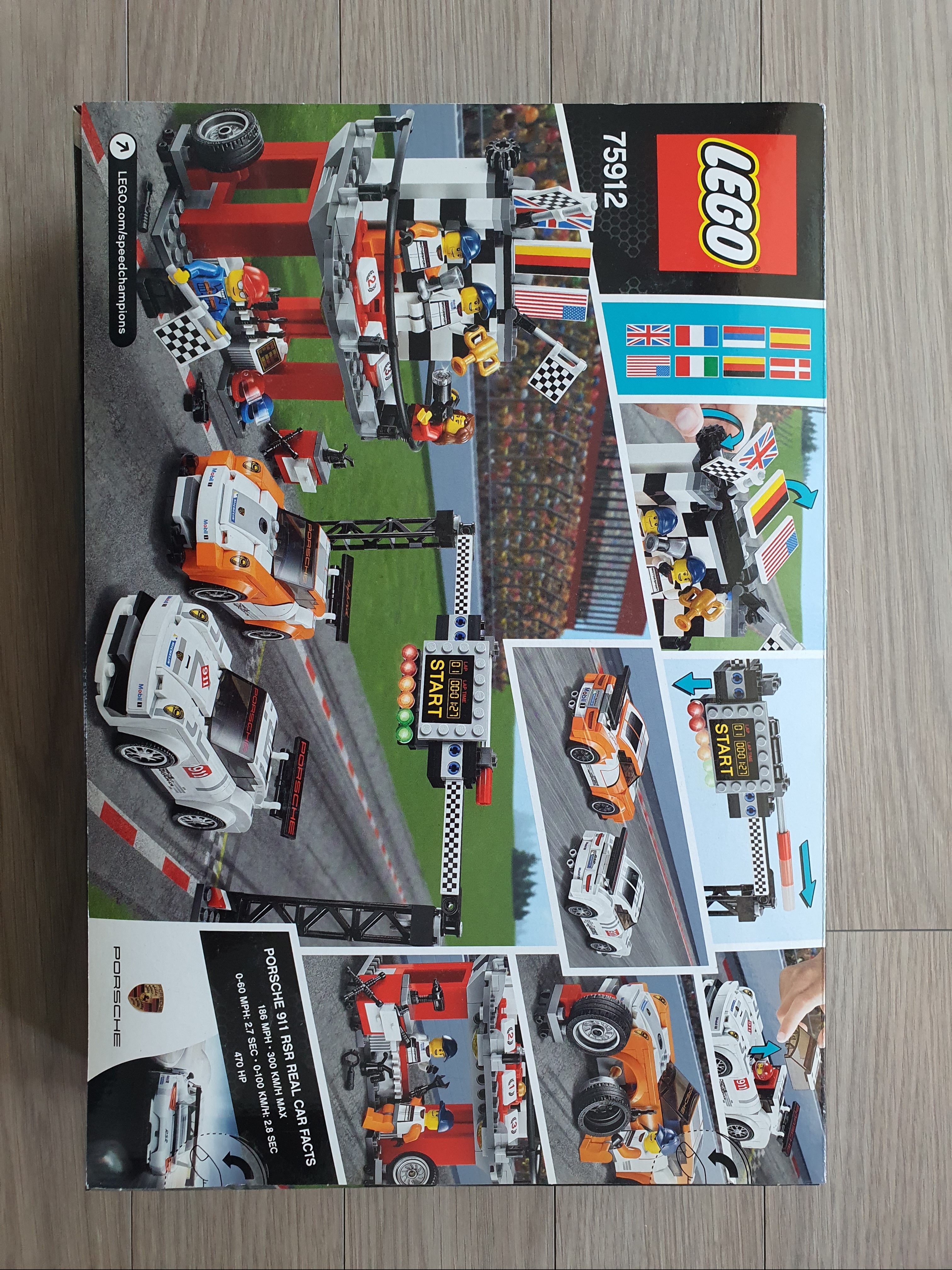 Lego Porsche 911 GT Finish Line 착용 스타일 - 2
