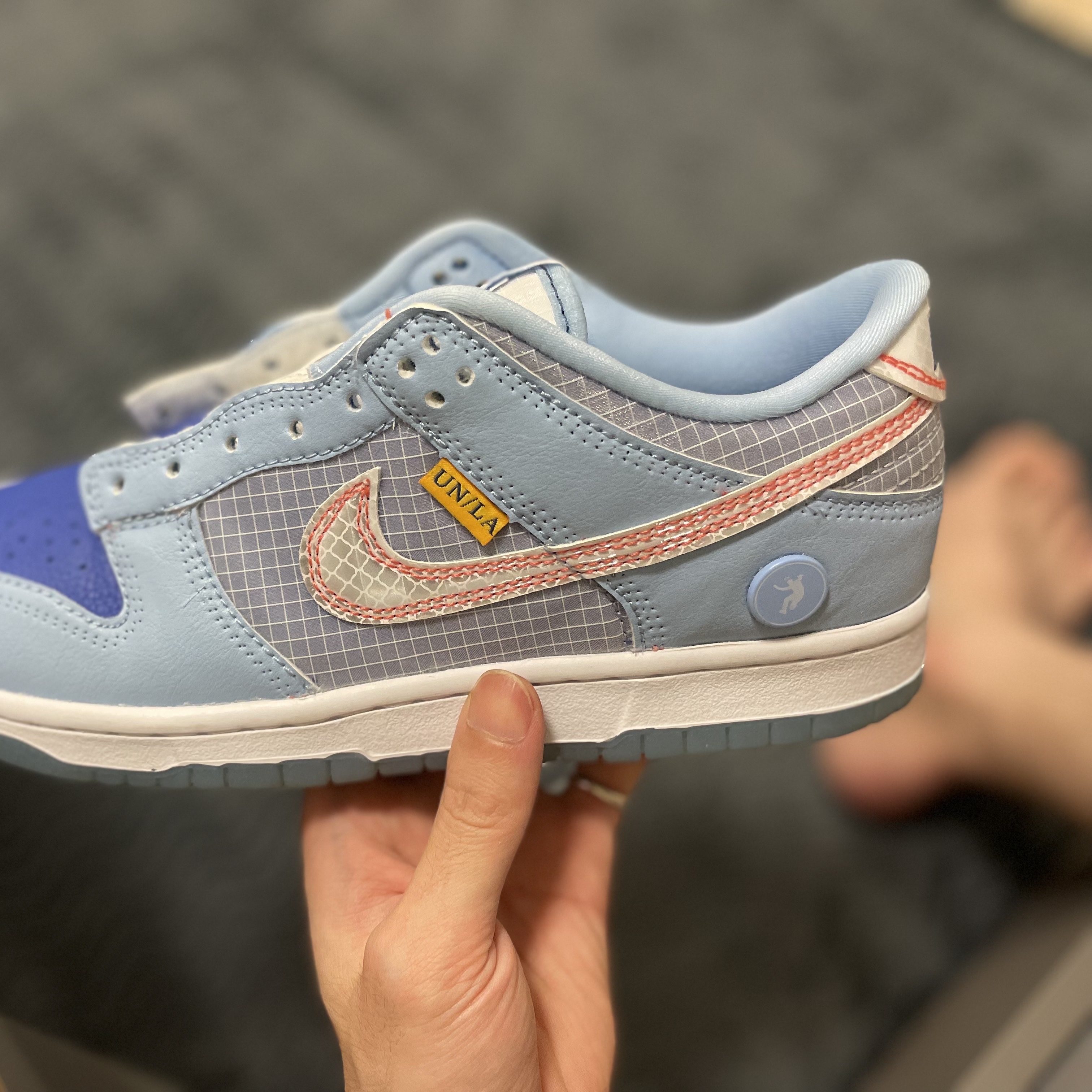 Nike x Union Dunk Low Passport Pack Argon 착용 스타일 - 3