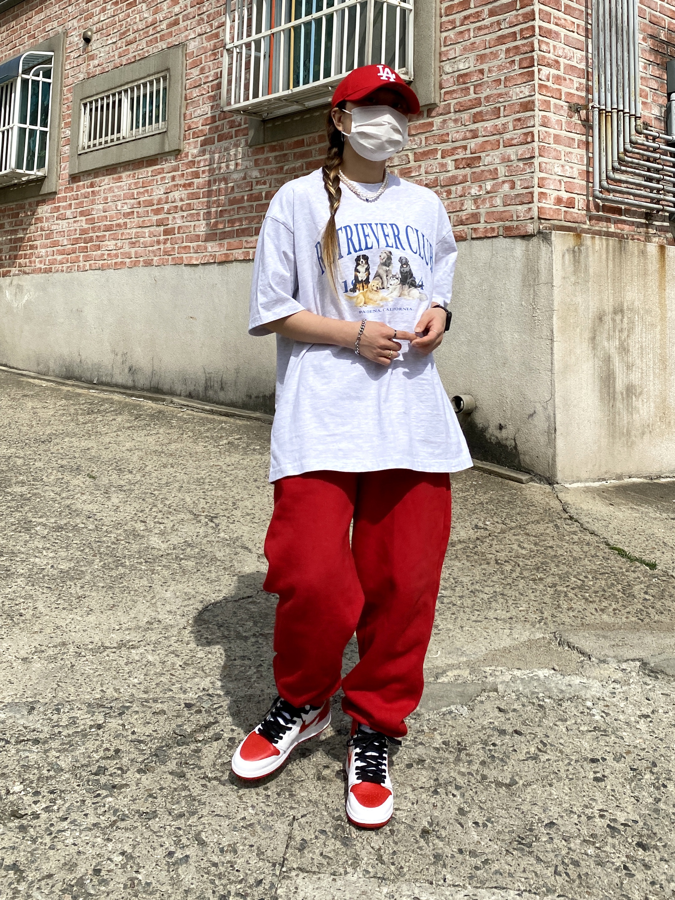 (GS) Jordan 1 Retro High OG Heritage 착용 스타일 - 3