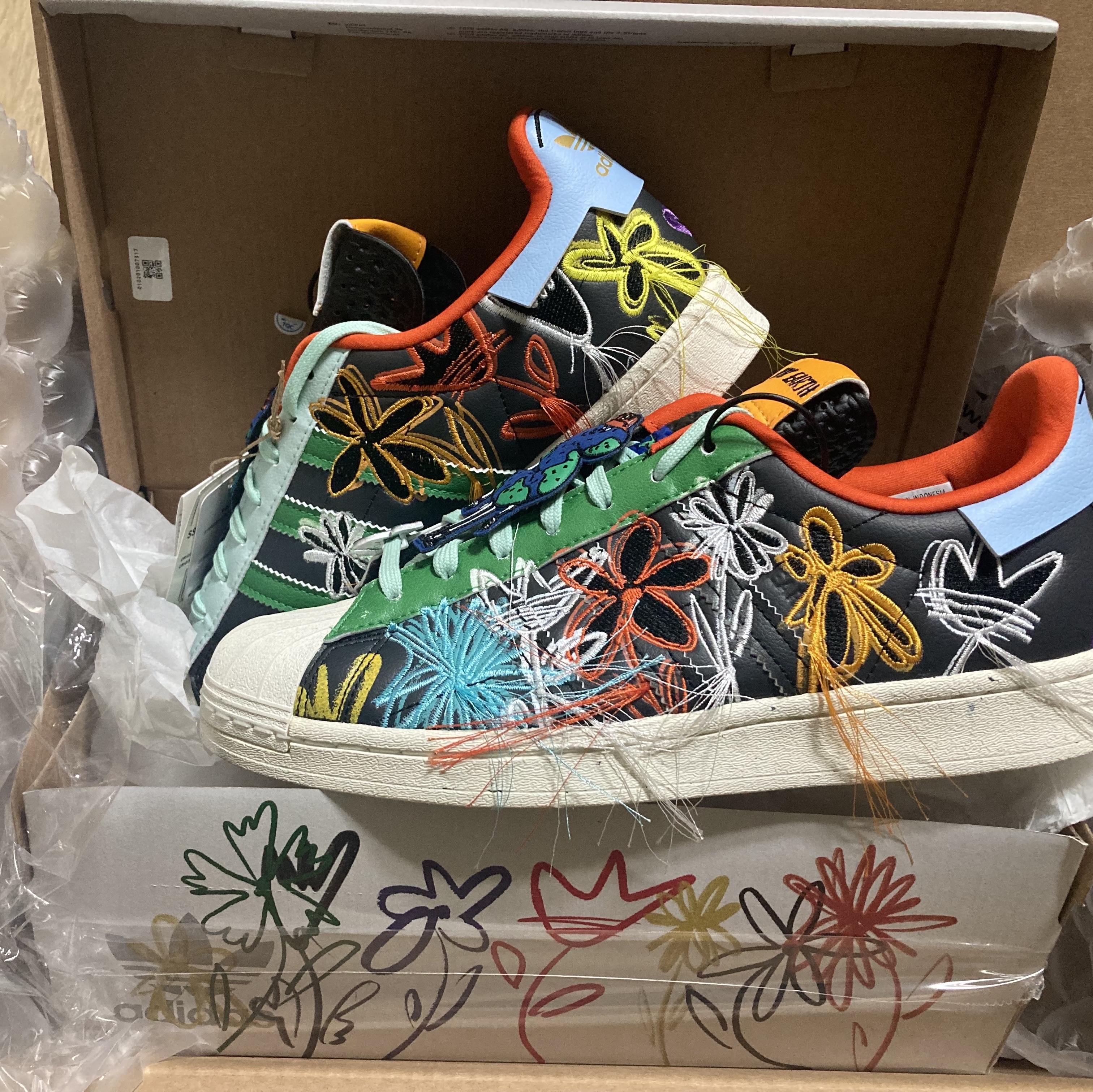 Adidas x Sean Wotherspoon Superstar Superearth Black 착용 스타일