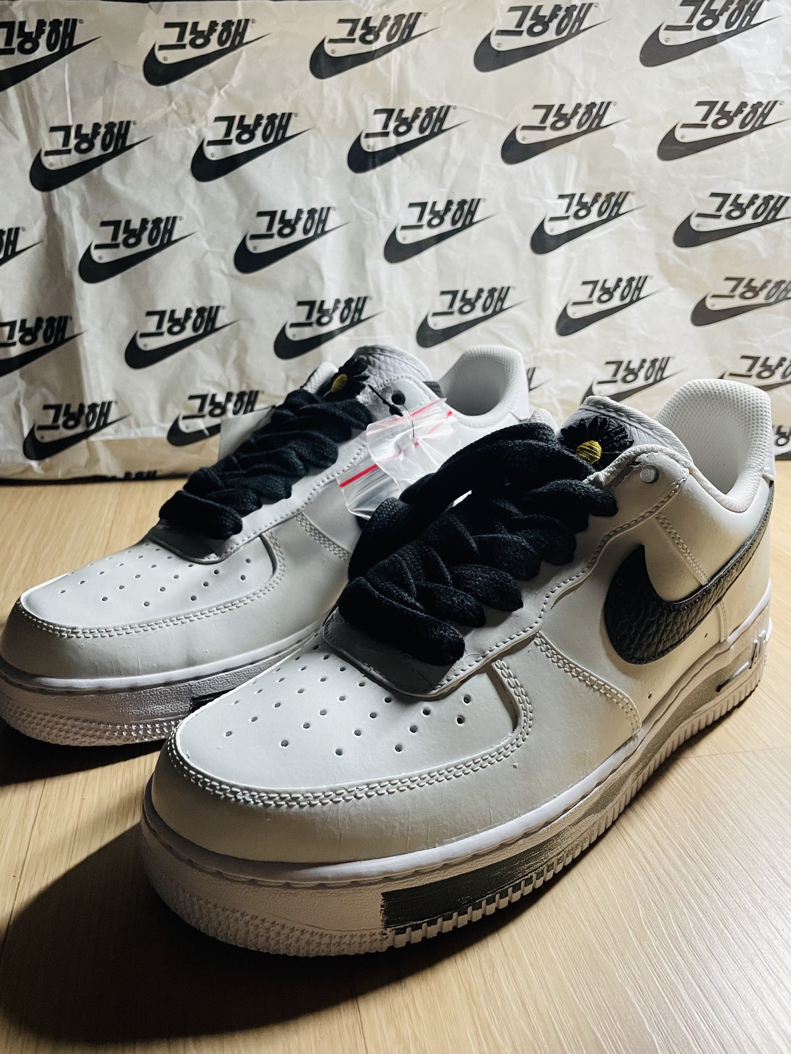 Nike x Peaceminusone Air Force 1 Low Para-Noise 2.0 착용 스타일 - 2