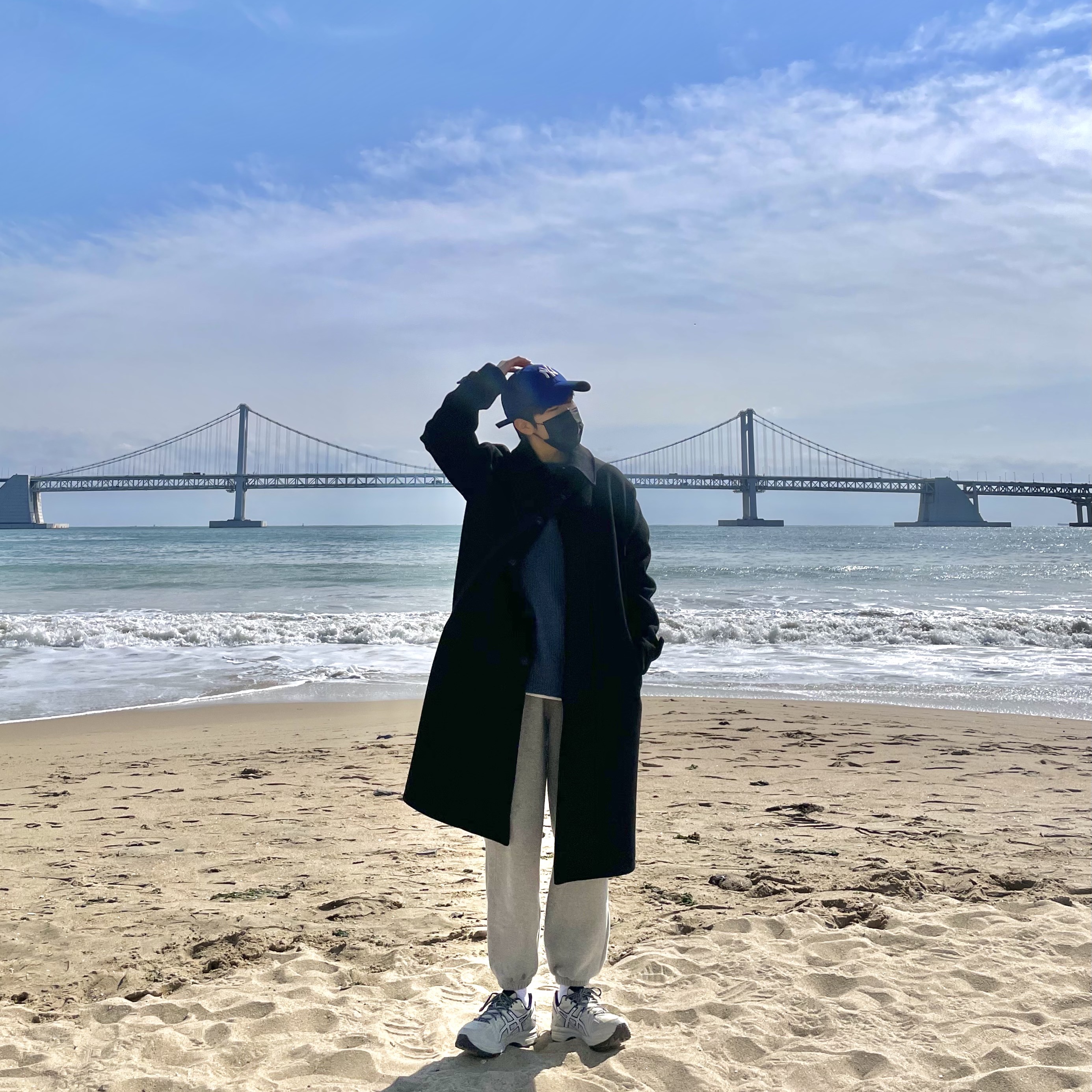 Asics Gel-Kahana 8 Khaki 착용 스타일 - 1
