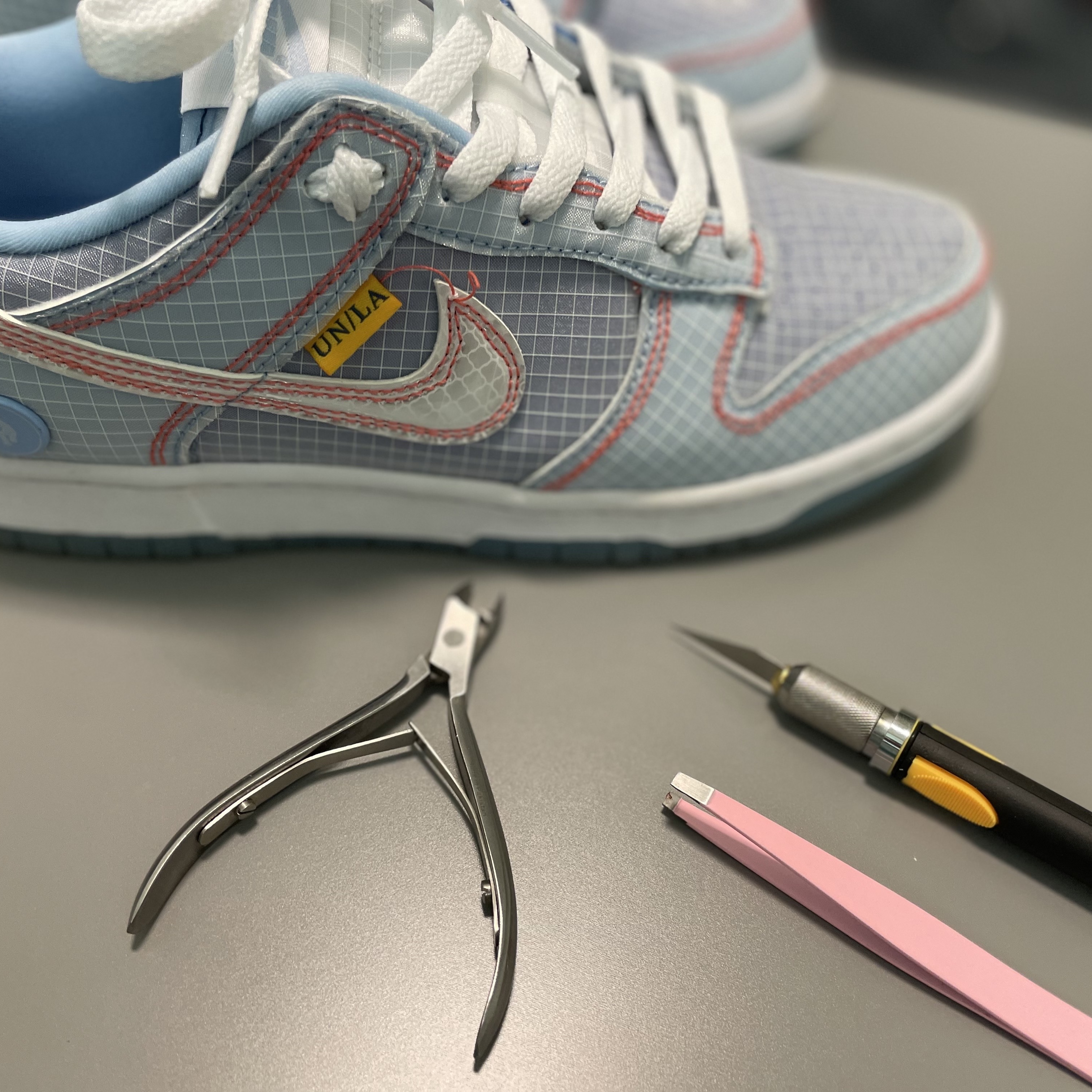 Nike x Union Dunk Low Passport Pack Argon 착용 스타일 - 1