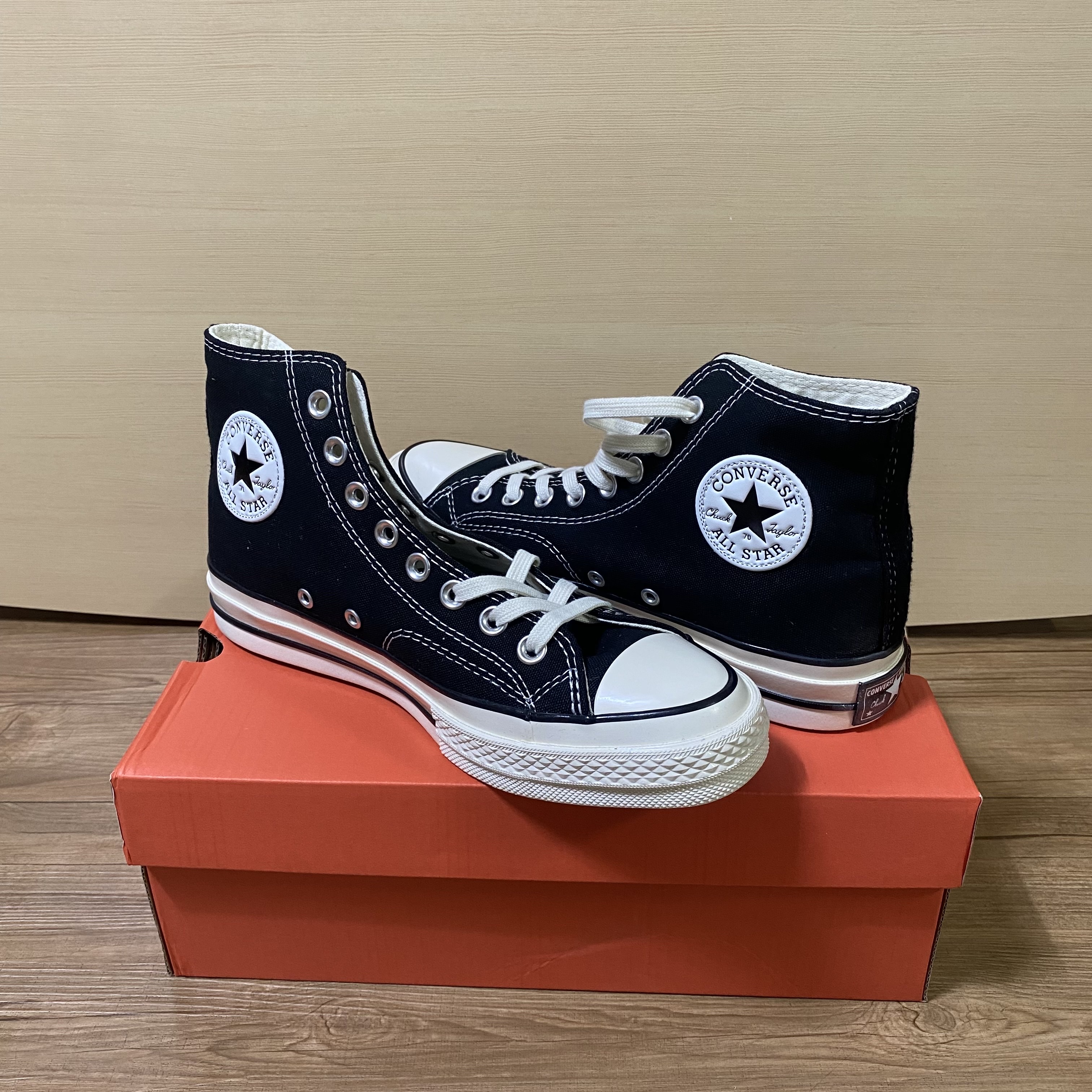 Converse Chuck 70 Hi Black 착용 스타일