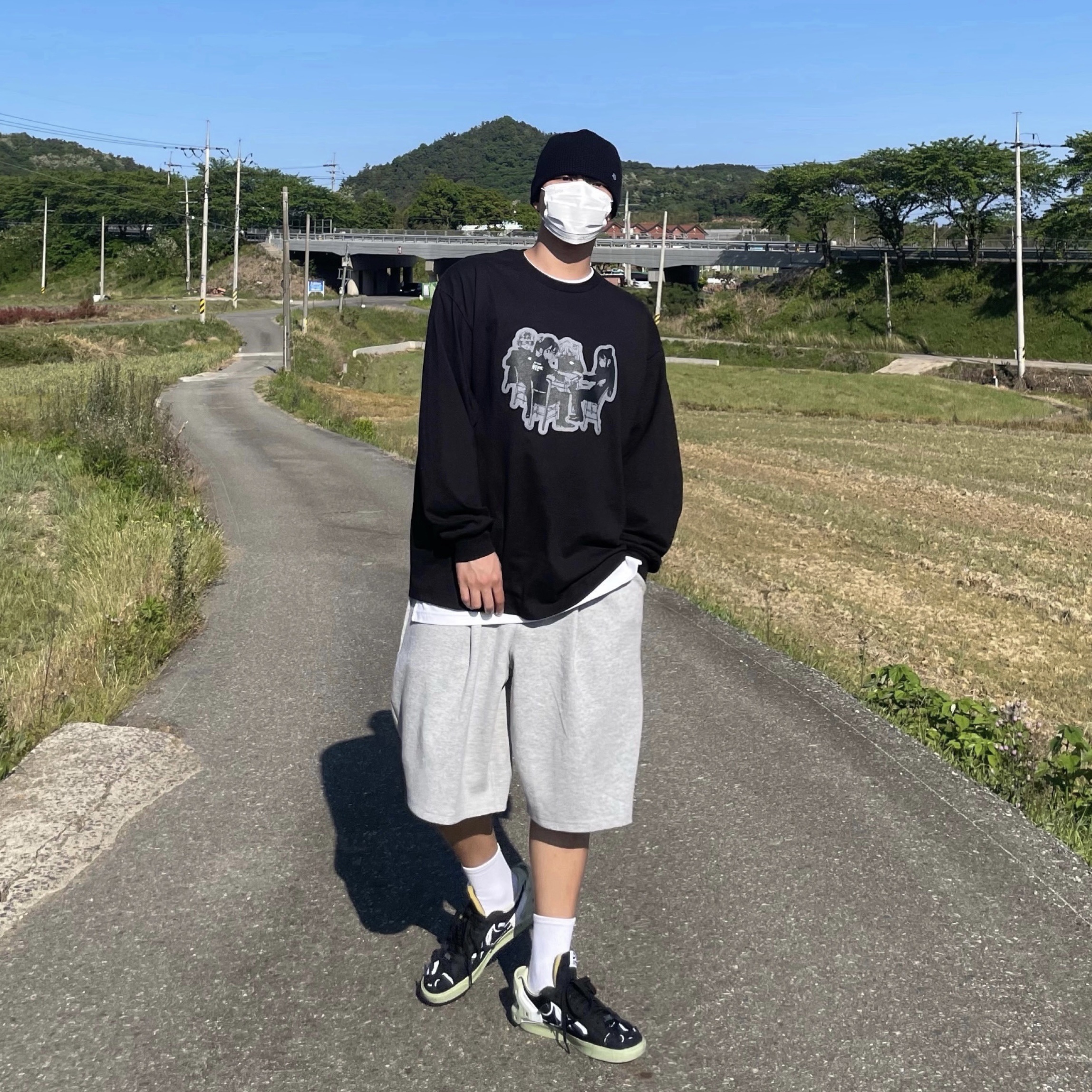 Nike x Acronym Blazer Low Black 착용 스타일 - 2