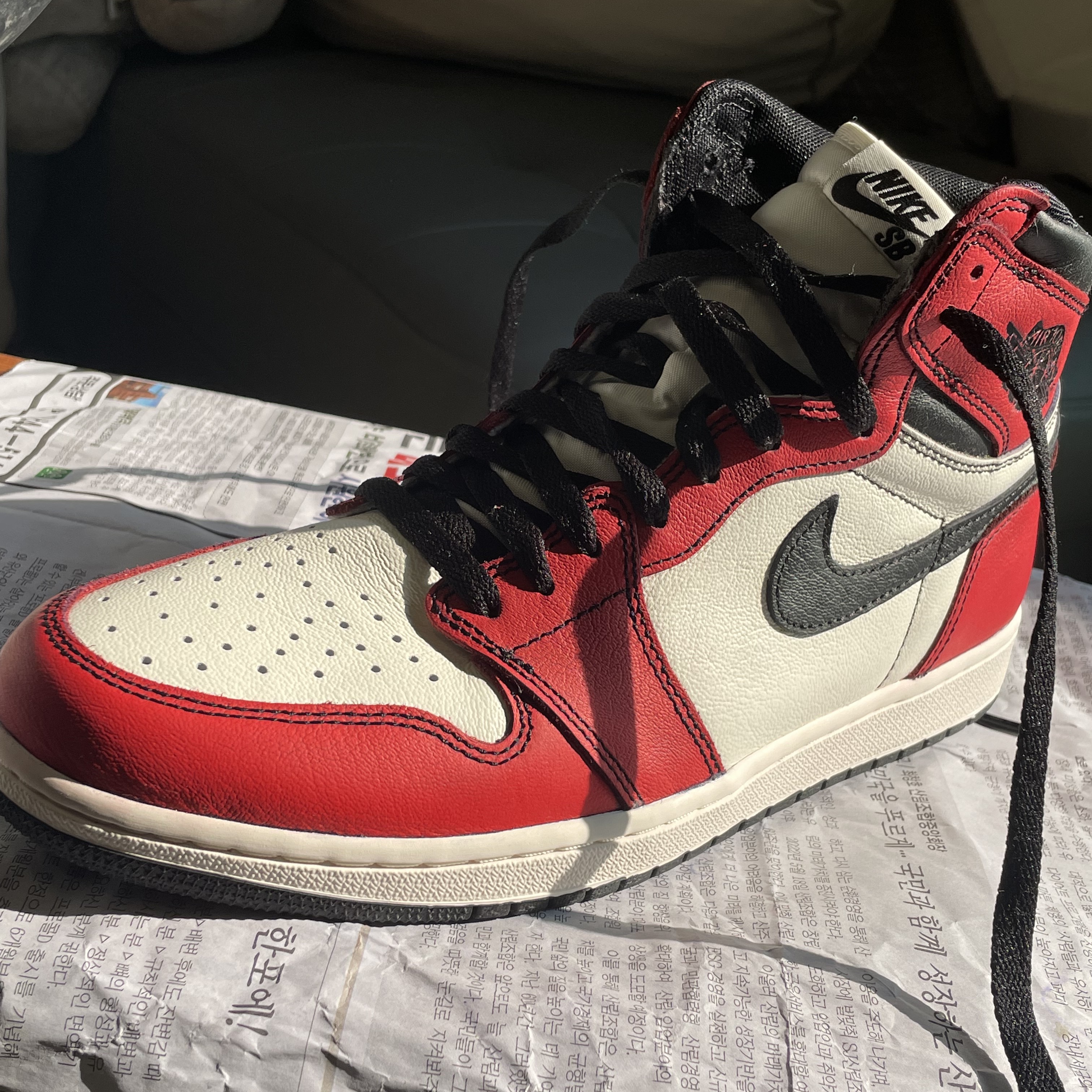 Jordan 1 Retro High OG Defiant SB LA to Chicago 착용 스타일 - 1