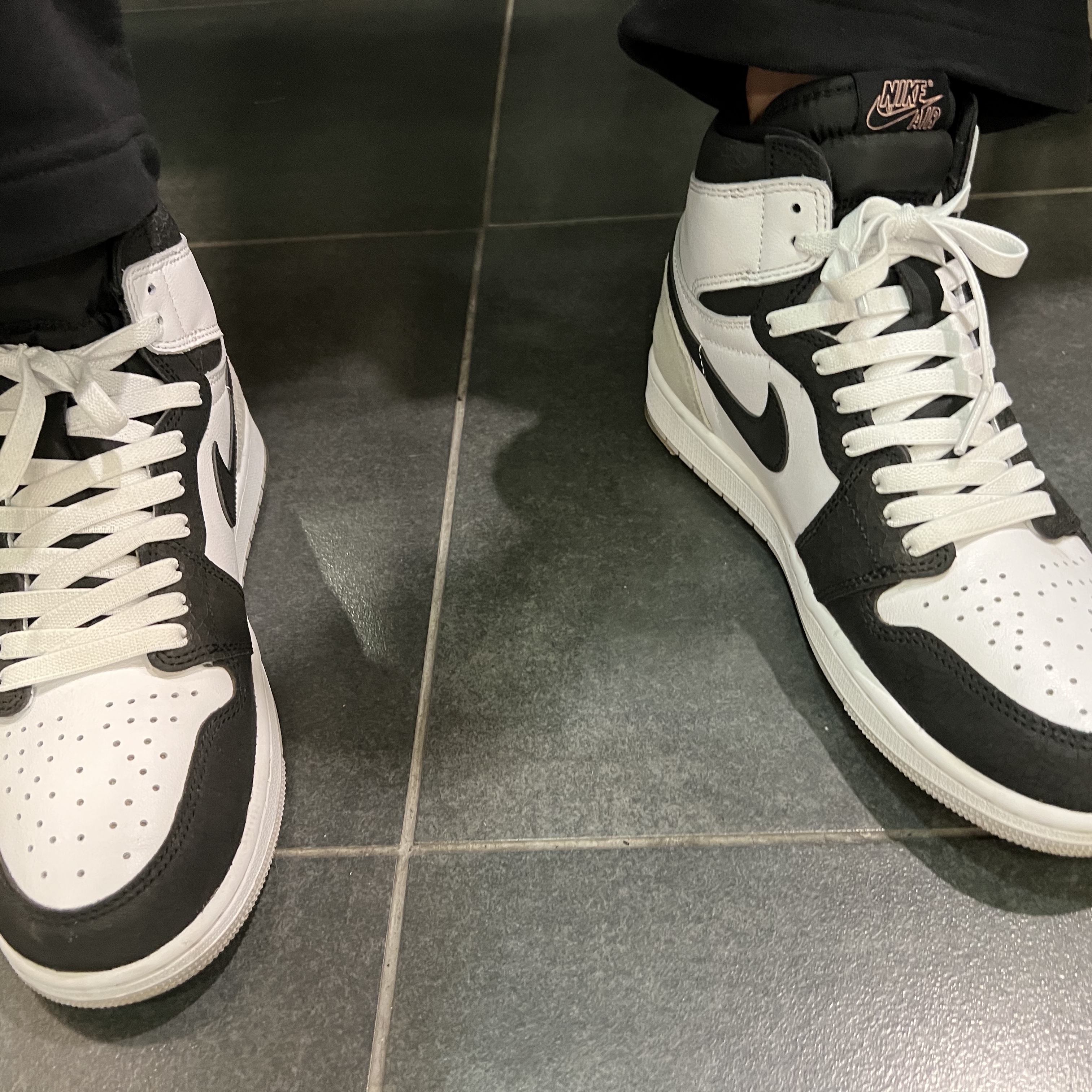 Jordan 1 Retro High OG Bleached Coral 착용 스타일 - 3