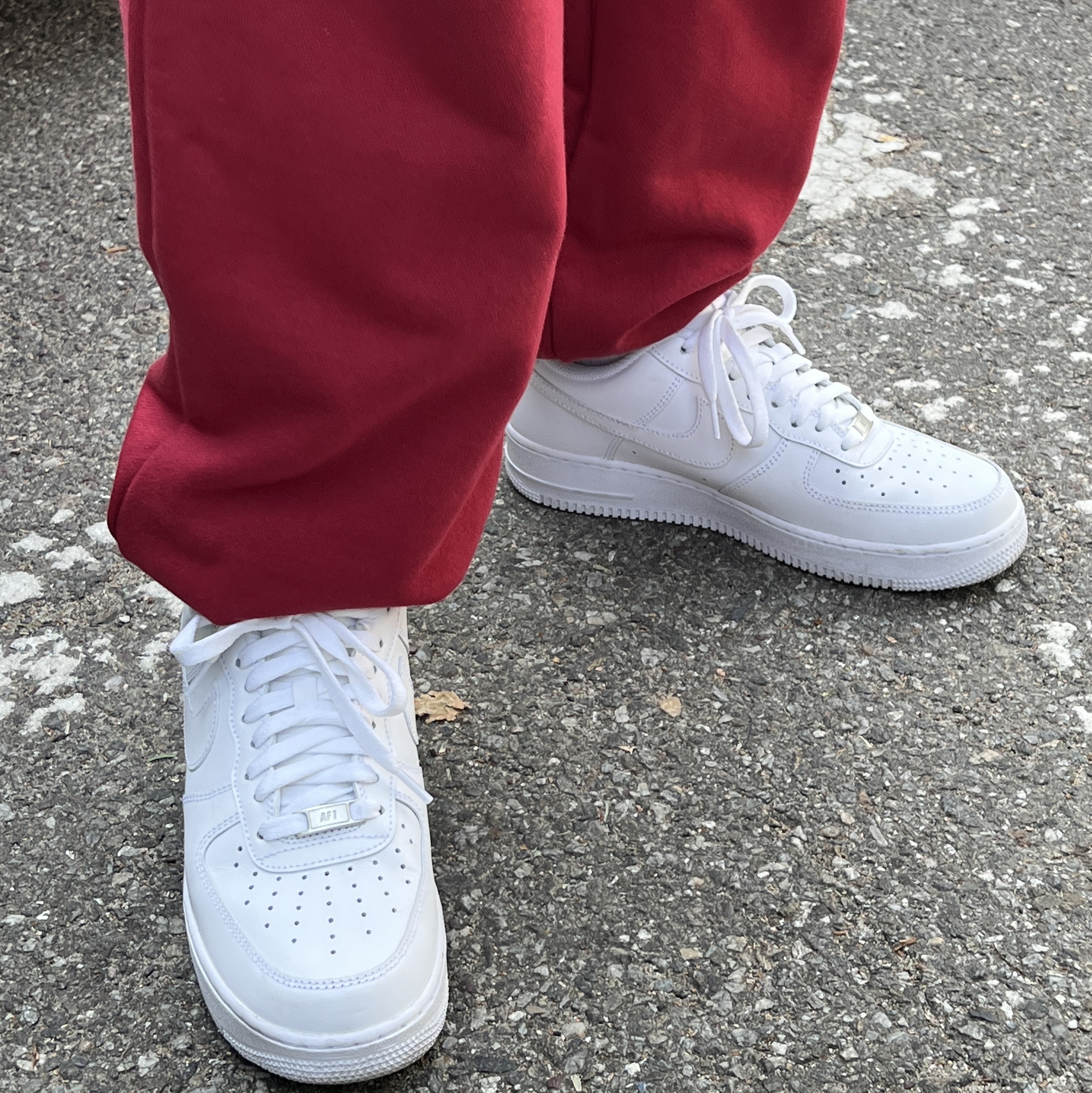 Nike Air Force 1 '07 Low White 착용 스타일 - 4