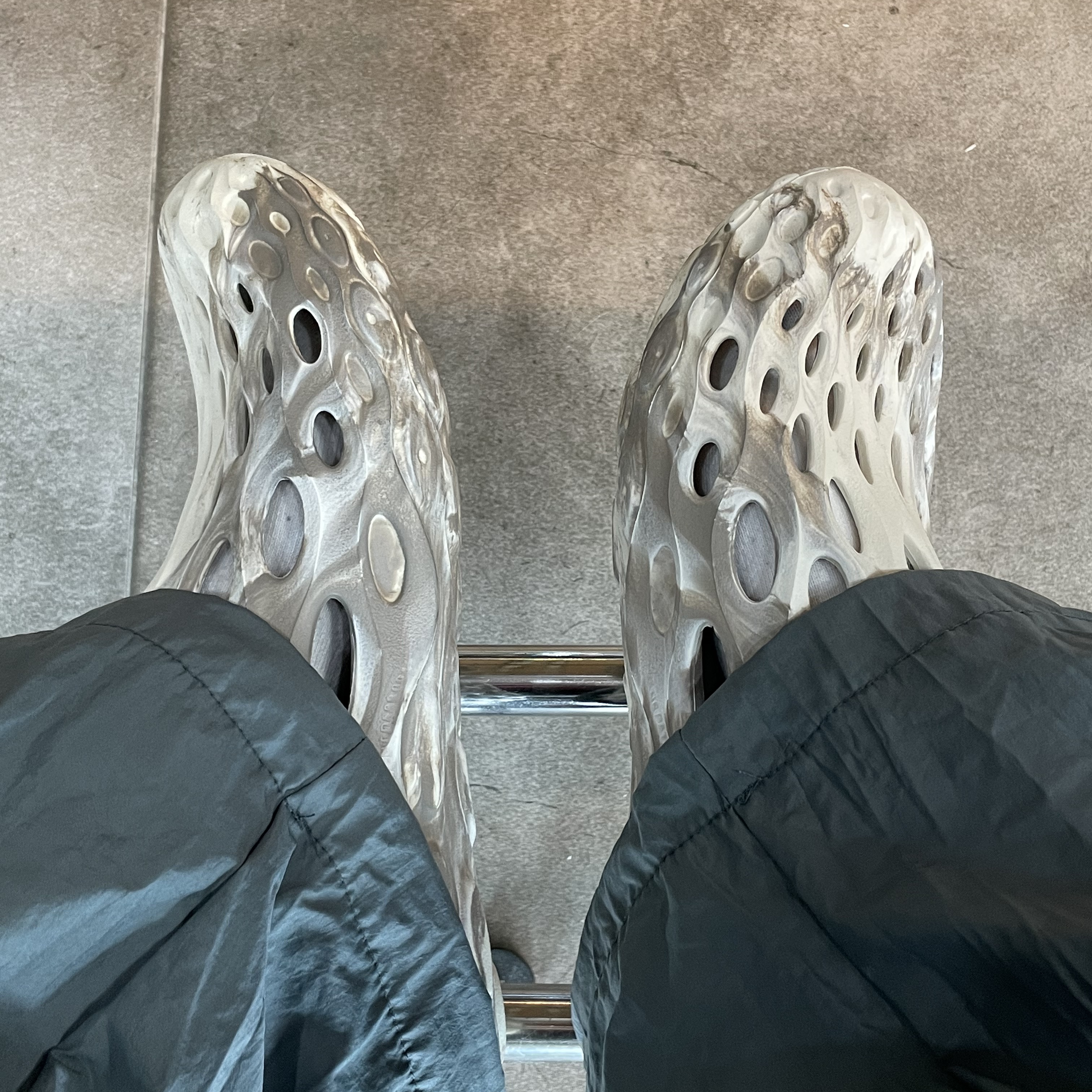 Merrell Hydro Moc Chalk 착용 스타일 - 1