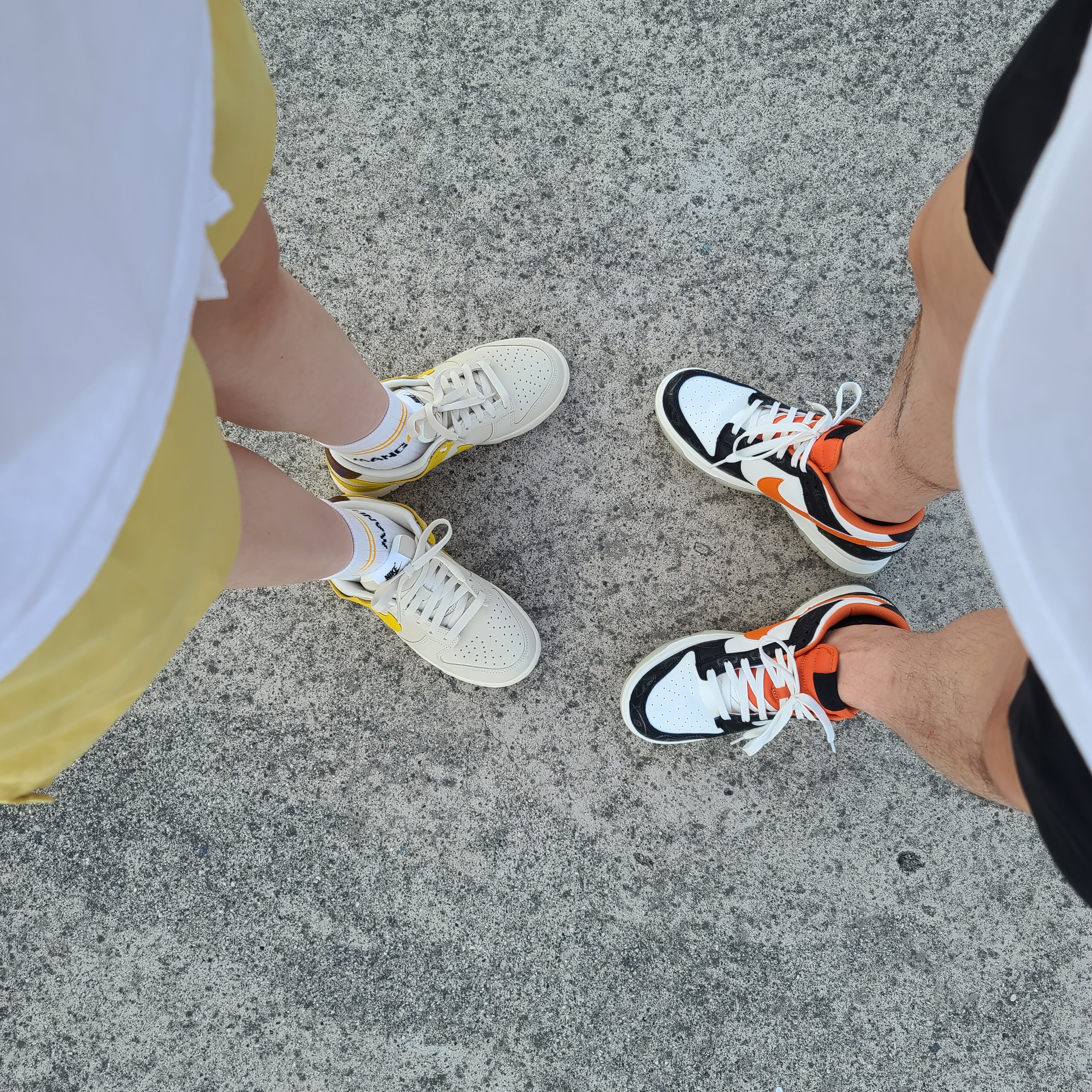 Nike Dunk Low Retro PRM Halloween, (W) Nike Dunk Low LX Banana 착용 스타일