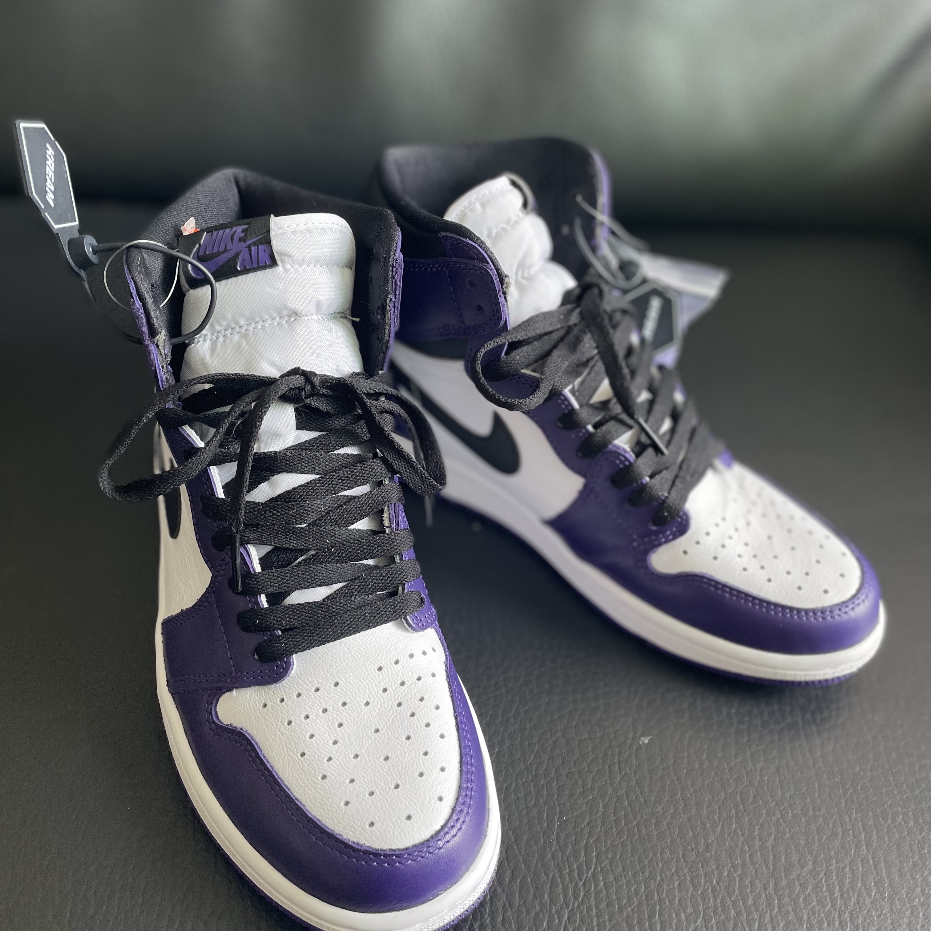 Jordan 1 Retro High OG Court Purple 2020 착용 스타일 - 1