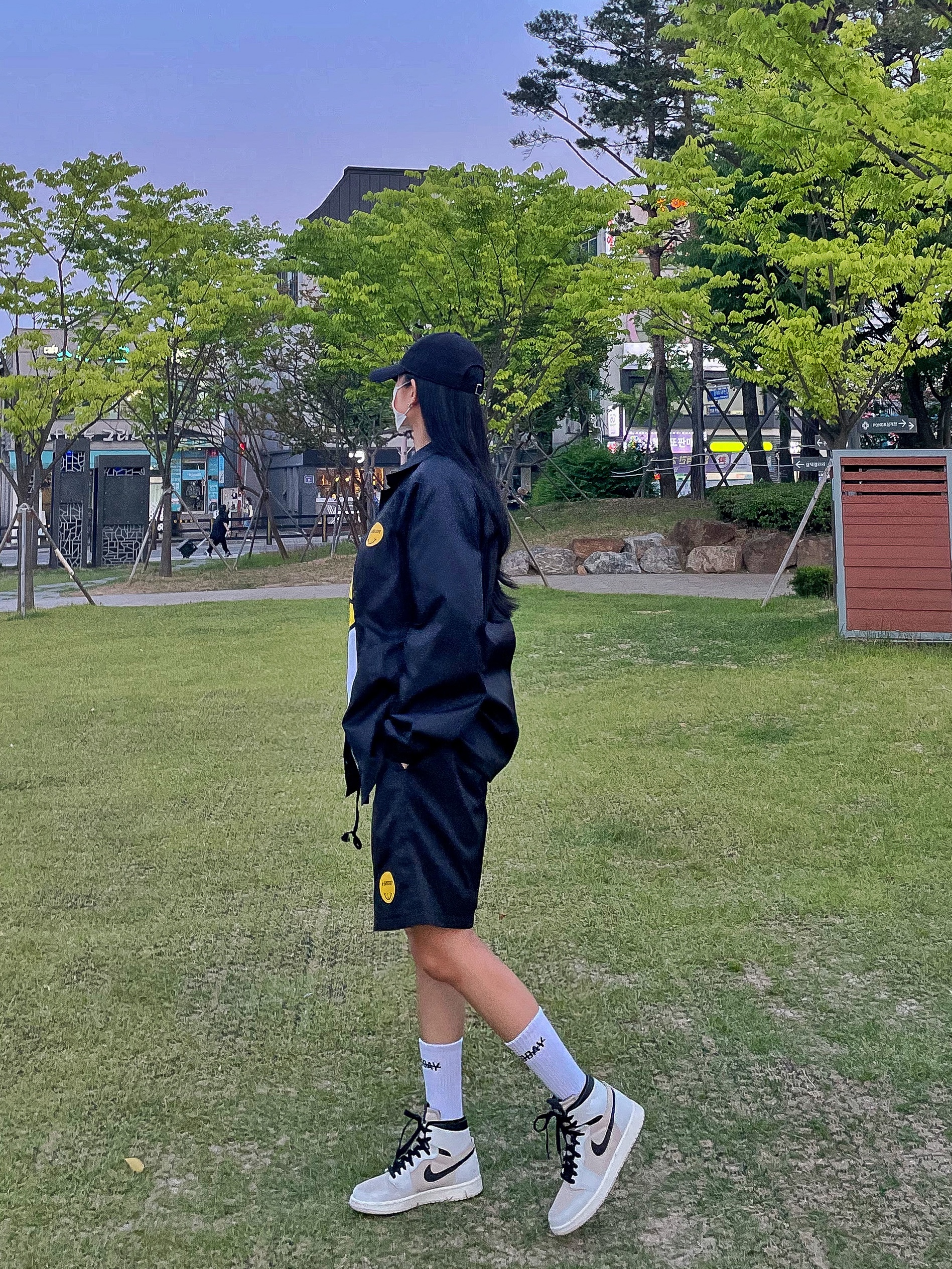(W) Jordan 1 Zoom Air CMFT Summit Sail 착용 스타일 - 3
