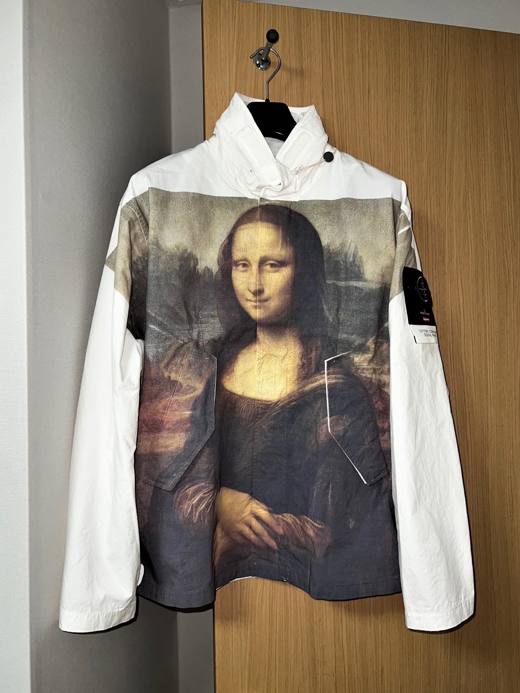 Supreme x Stone Island Cotton Cordura Shell Jacket Mona Lisa - 22SS 착용 스타일 - 2