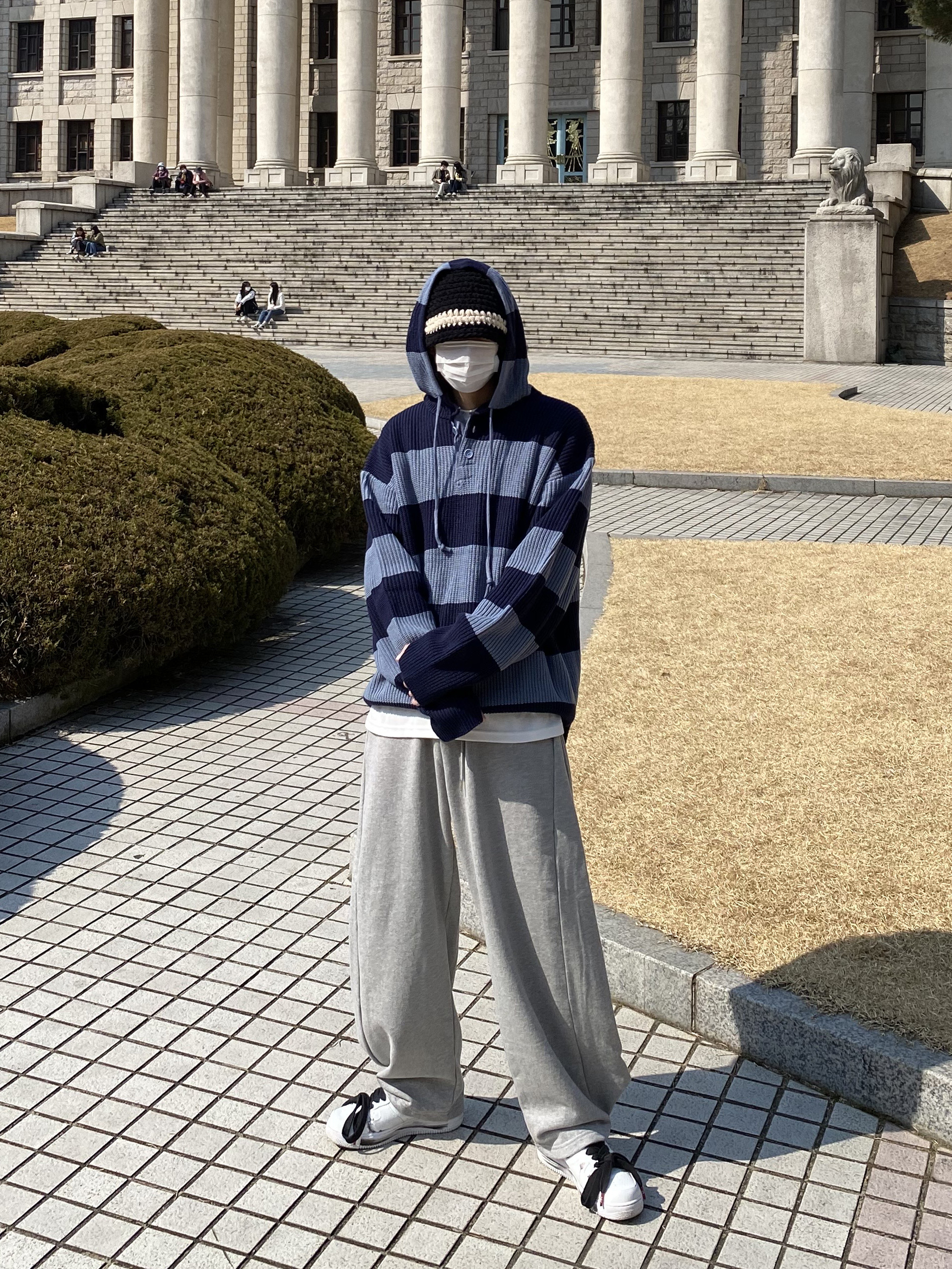 Nike x Peaceminusone Air Force 1 Low Para-Noise 2.0 착용 스타일 - 2