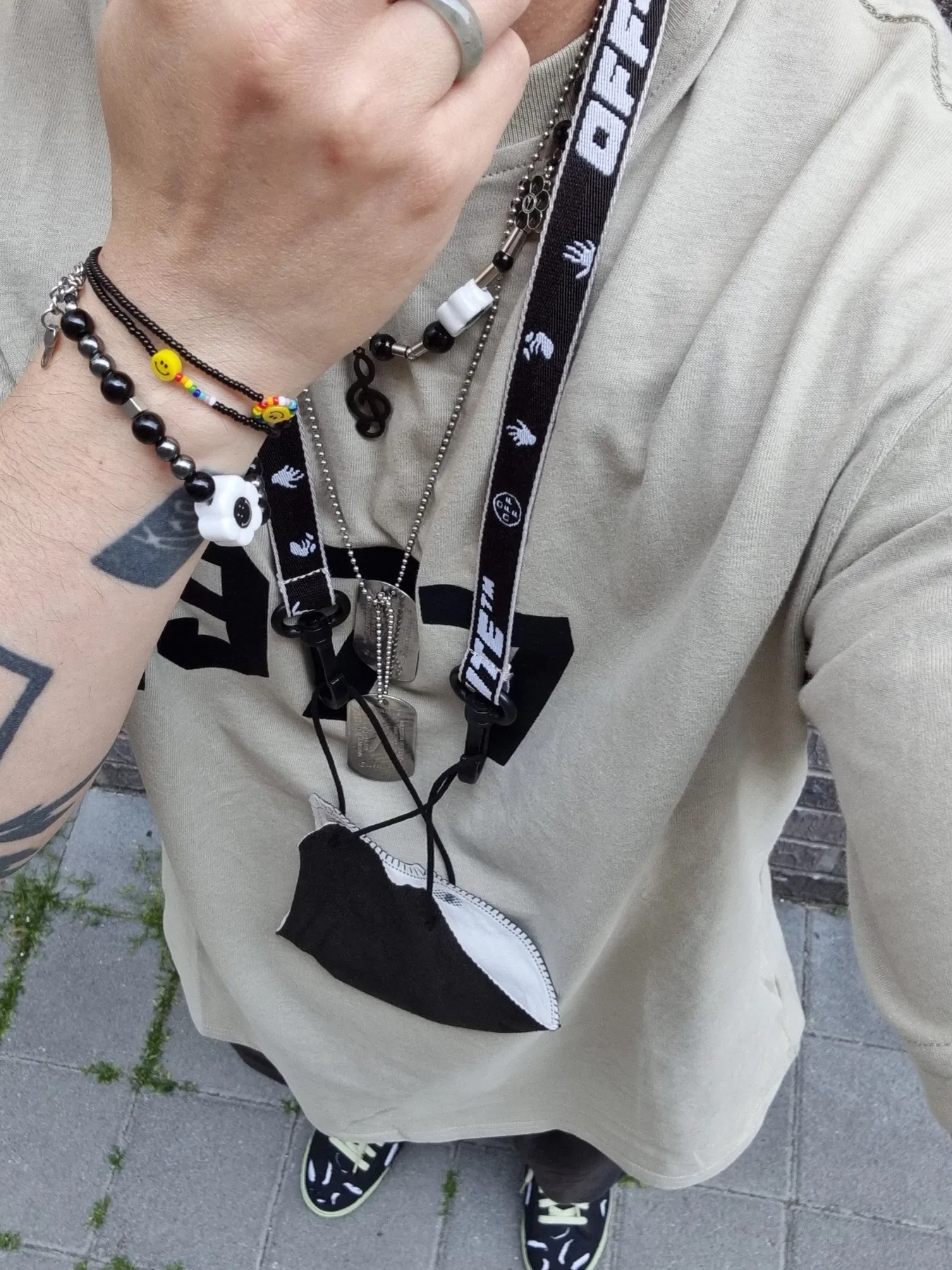 Nike x Acronym Blazer Low Black 착용 스타일 - 2