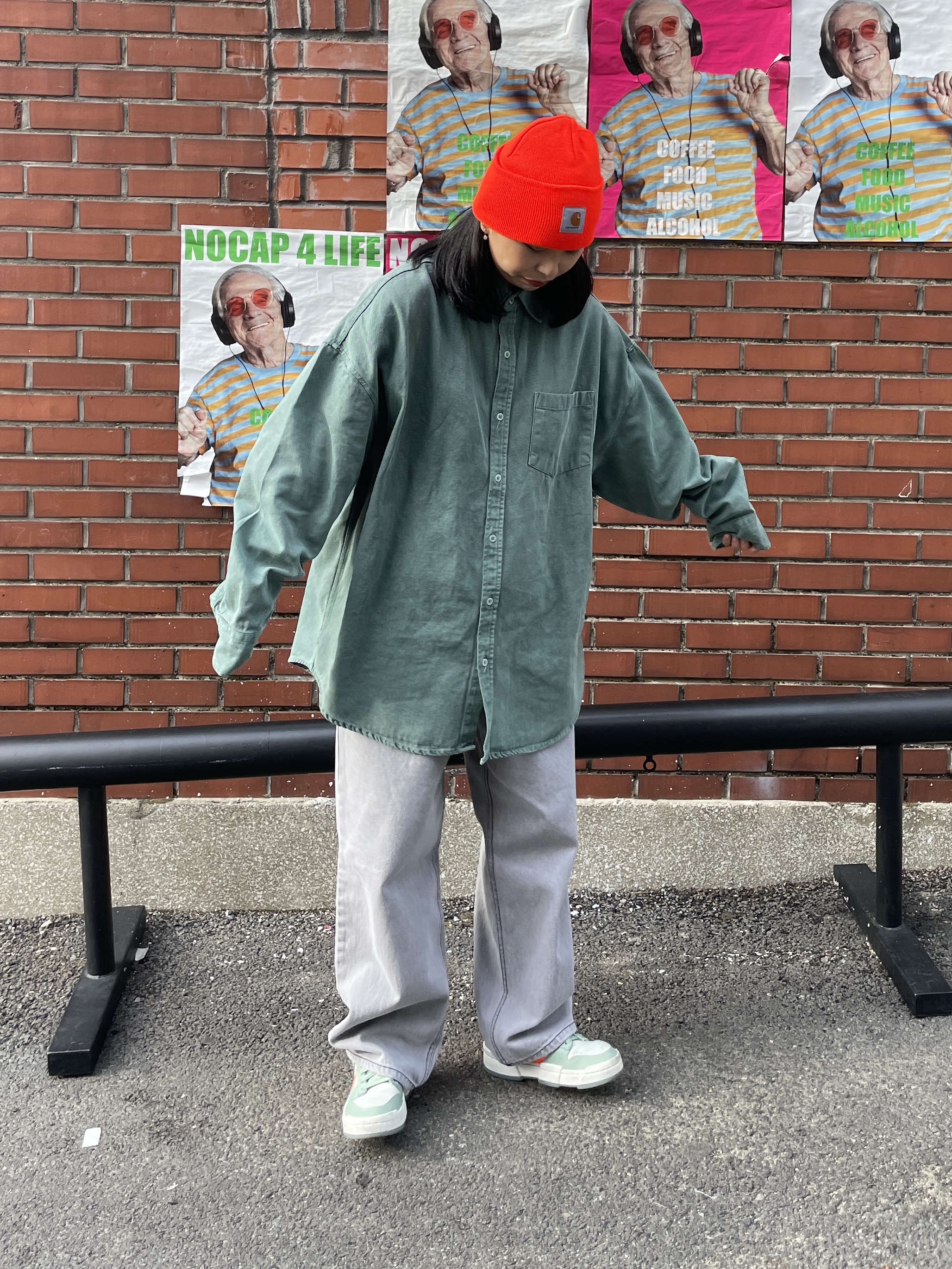 (W) Nike Dunk Low Disrupt Sea Glass 착용 스타일