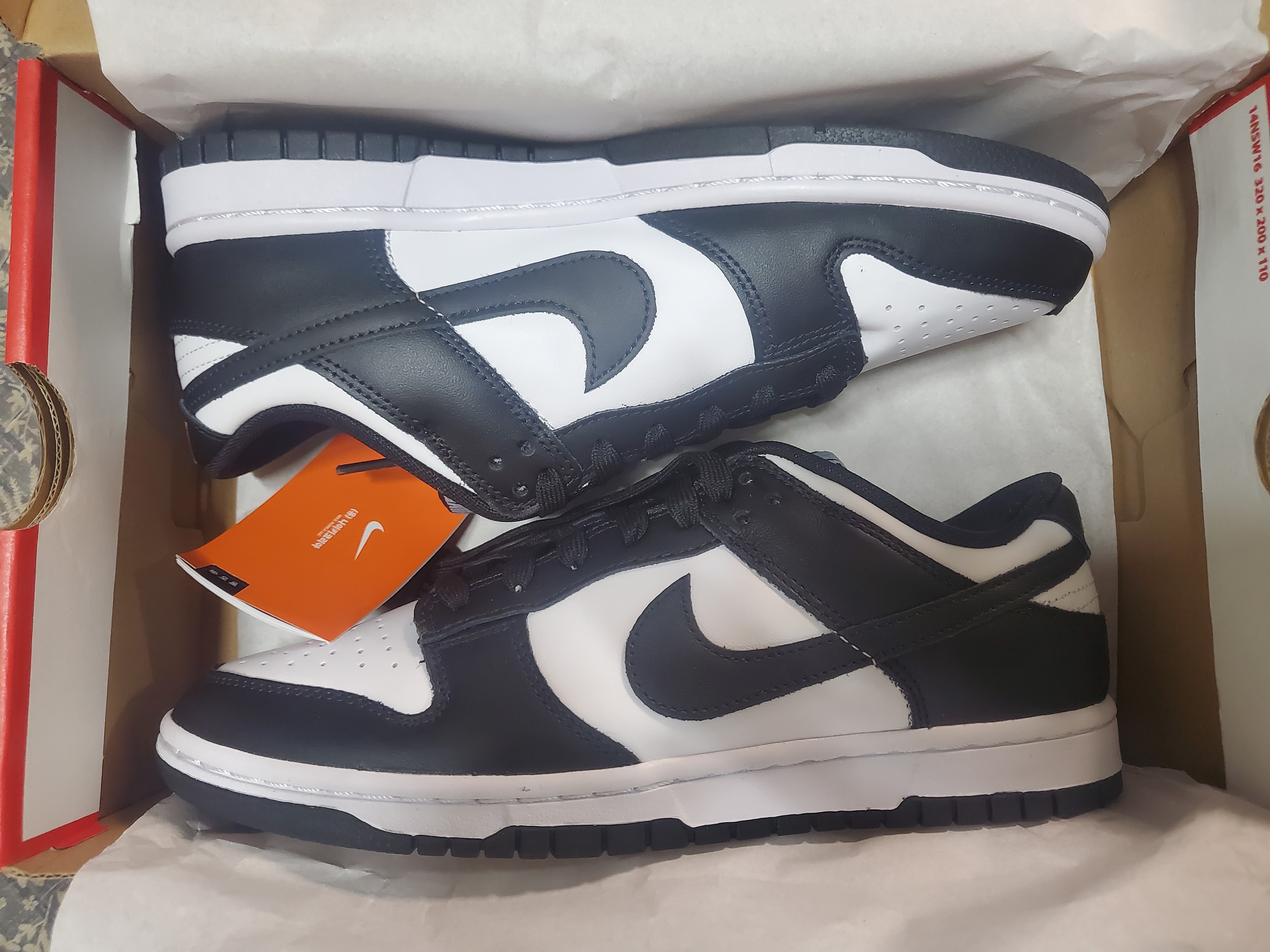Nike Dunk Low Retro Black 착용 스타일 - 3