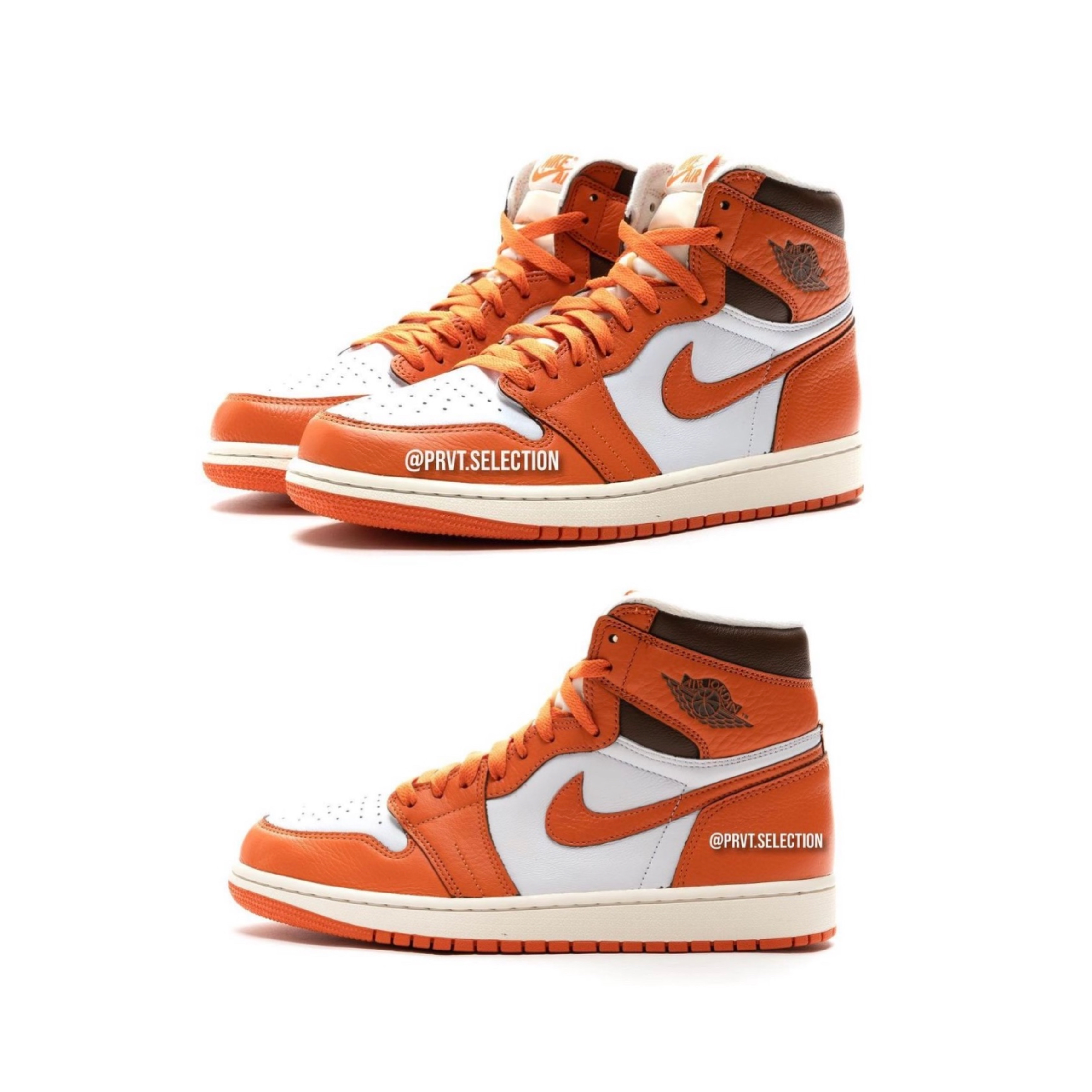 (W) Jordan 1 Retro High OG Starfish 착용 스타일 - 2
