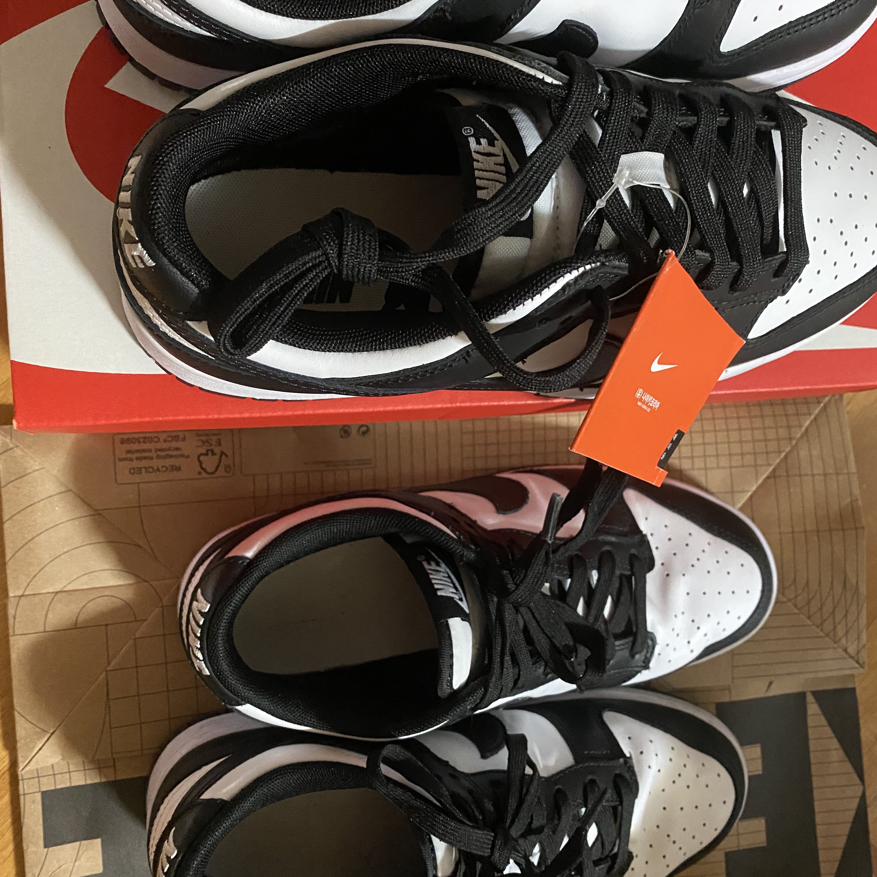 Nike Dunk Low Retro Black 착용 스타일