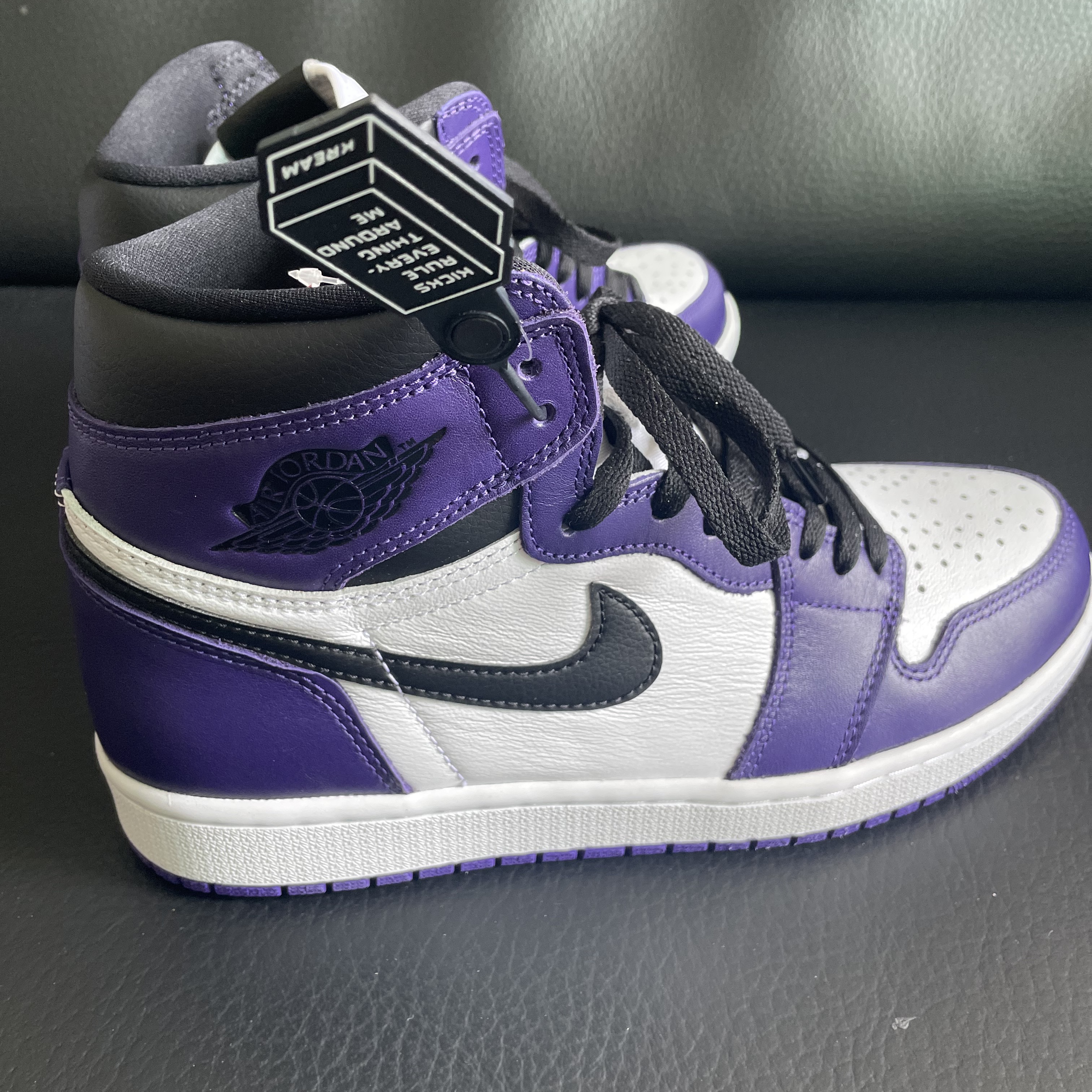 Jordan 1 Retro High OG Court Purple 2020 착용 스타일 - 3