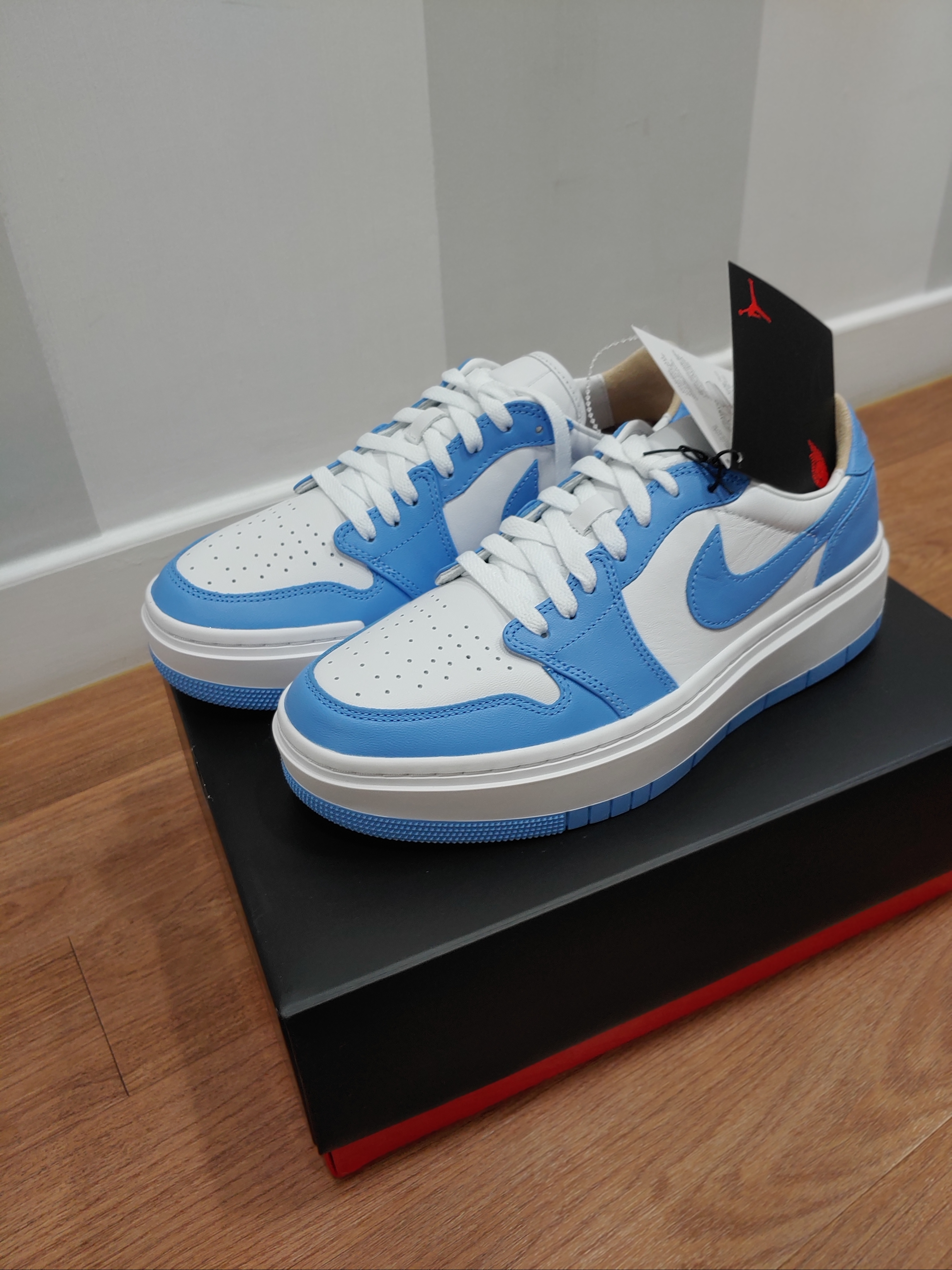 (W) Jordan 1 Elevate Low SE University Blue 착용 스타일
