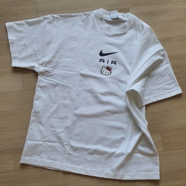 Nike x Hello Kitty NRG Air T-Shirt White - Asia 착용 스타일 - 1