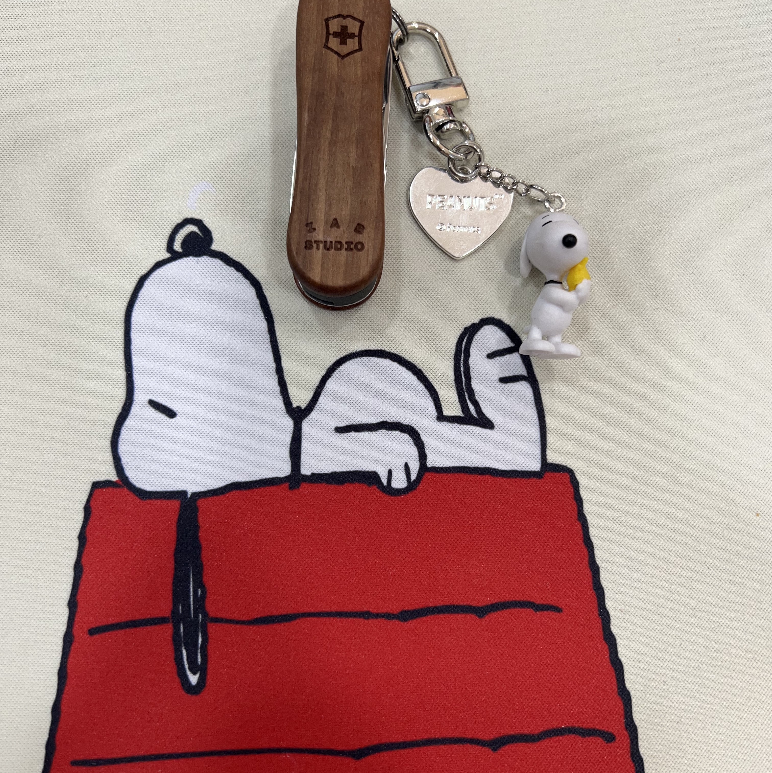 IAB Studio x Victorinox Nail Clip Wood 착용 스타일