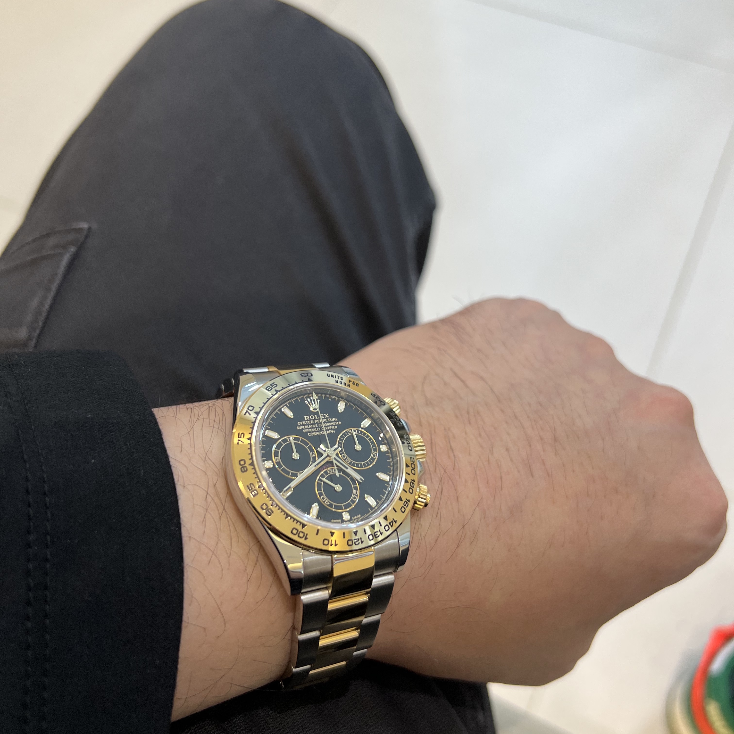 Rolex Cosmograph Daytona 40mm 116503 Black Oyster 착용 스타일